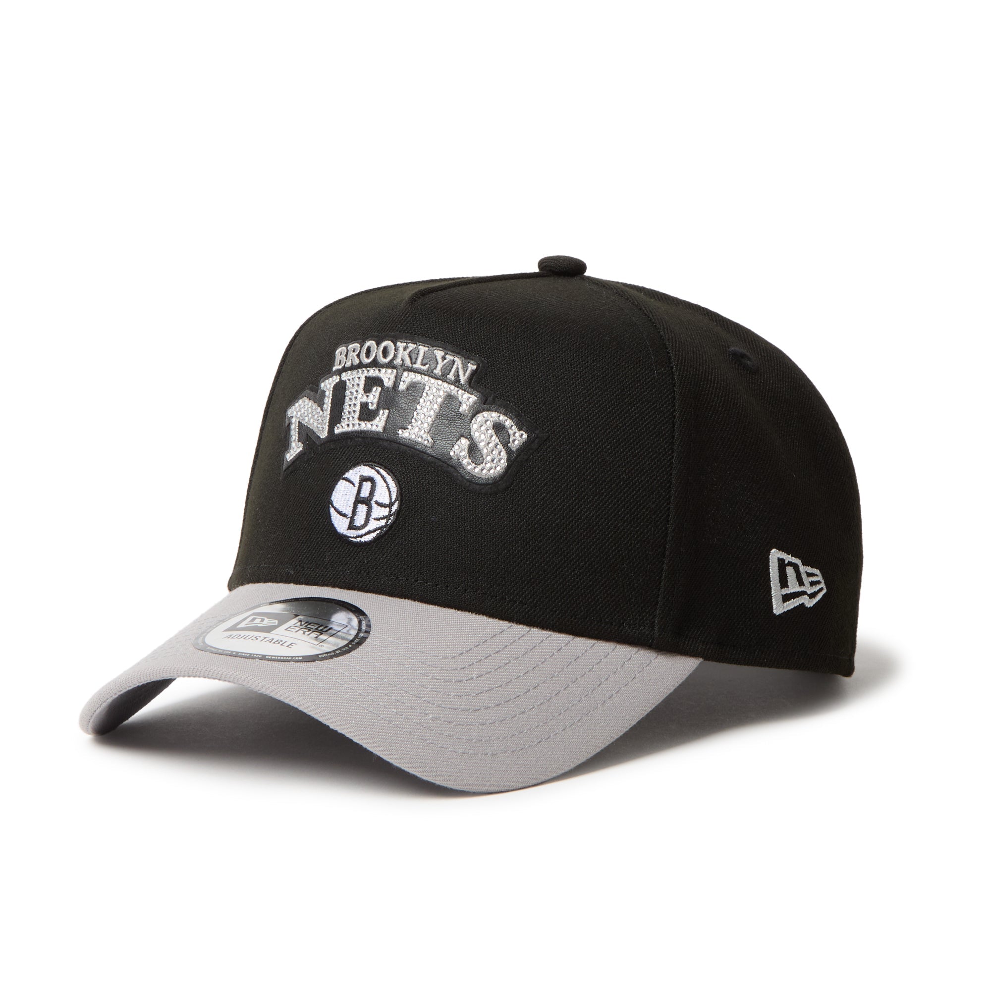 9FORTY A-Frame NBA Rhinestone ラインストーン ブルックリン・ネッツ