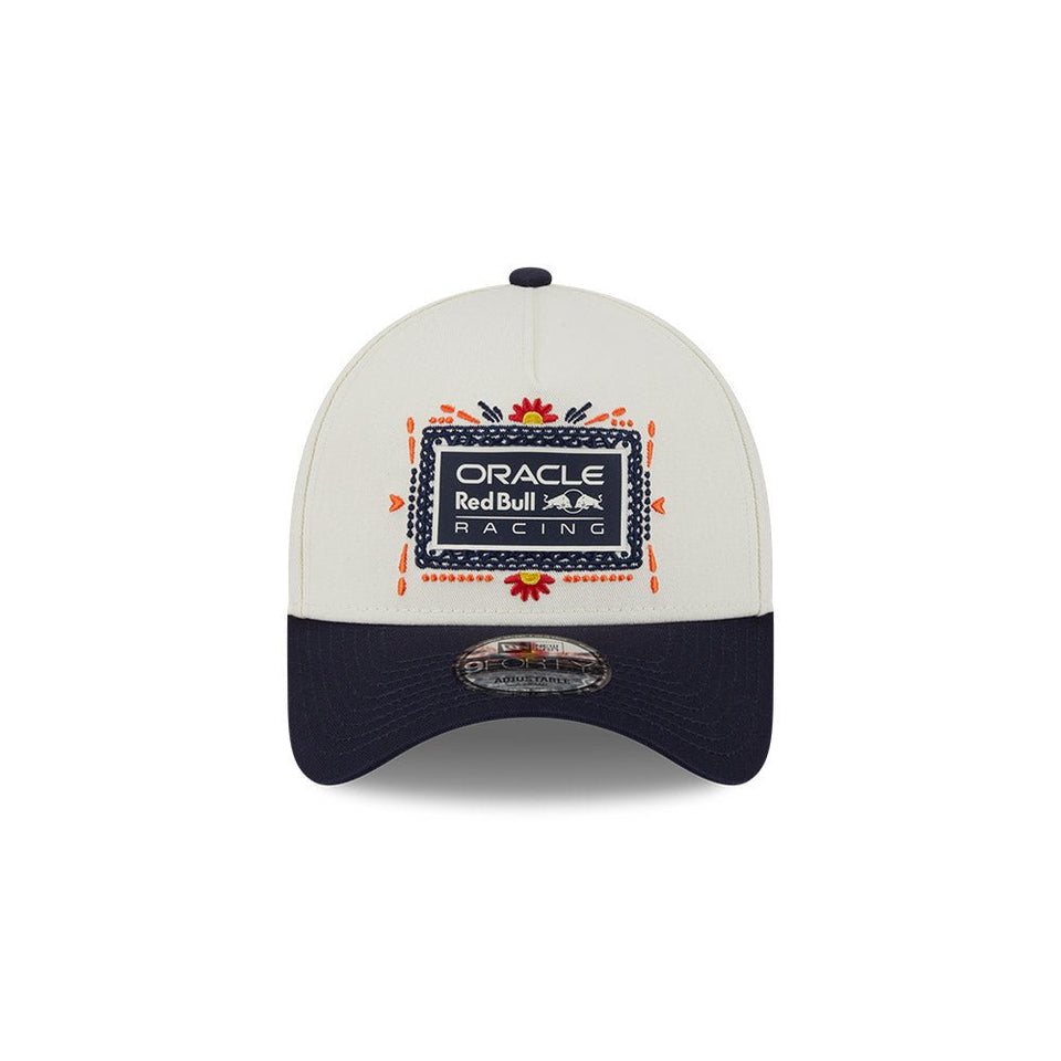 9FORTY A - Frame Oracle Red Bull Racing オラクル・レッドブル・レーシング Mexico クロームホワイト ネイビーバイザー - 14707645-OSFM | NEW ERA ニューエラ公式オンラインストア