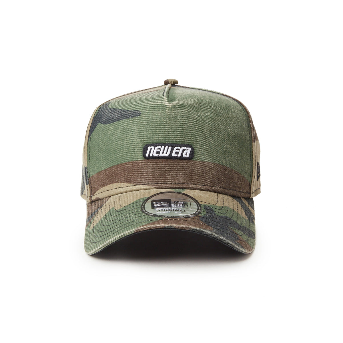 9FORTY A-Frame Super Heavy Wash Racer Logo ウッドランドカモ