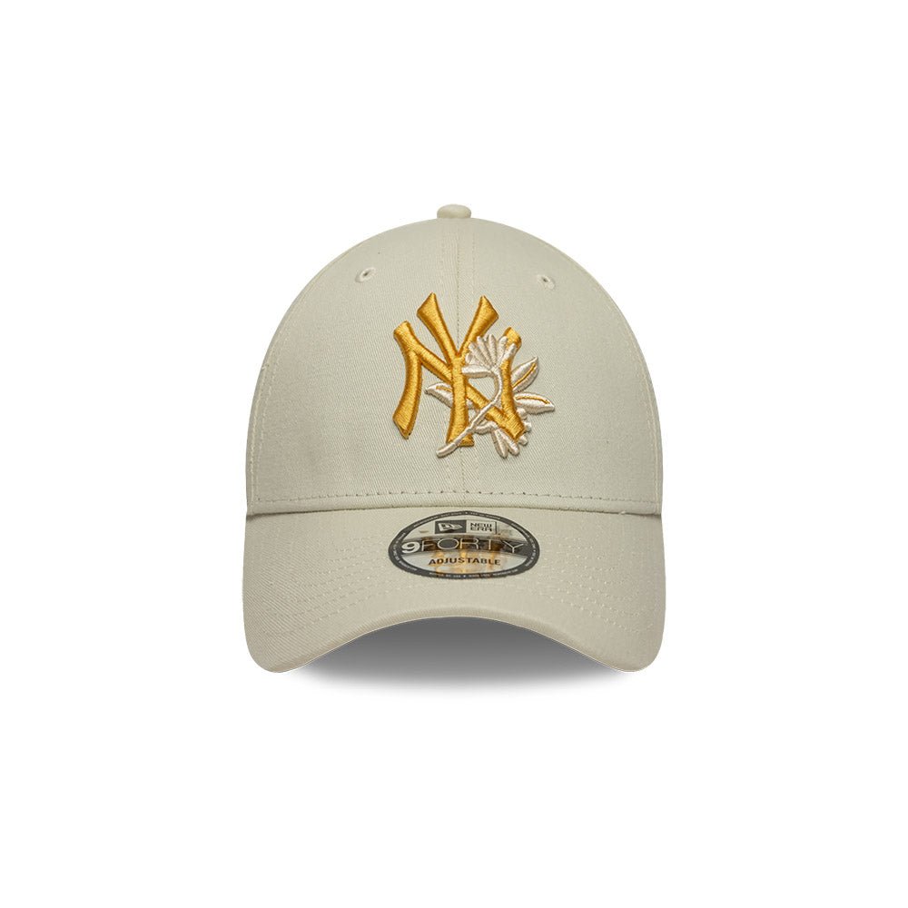 NEW ERA ニューエラ ニューヨークヤンキース キャップ アイボリー 9FORTY Floral Icon ニューヨーク・ヤンキース アイボリー