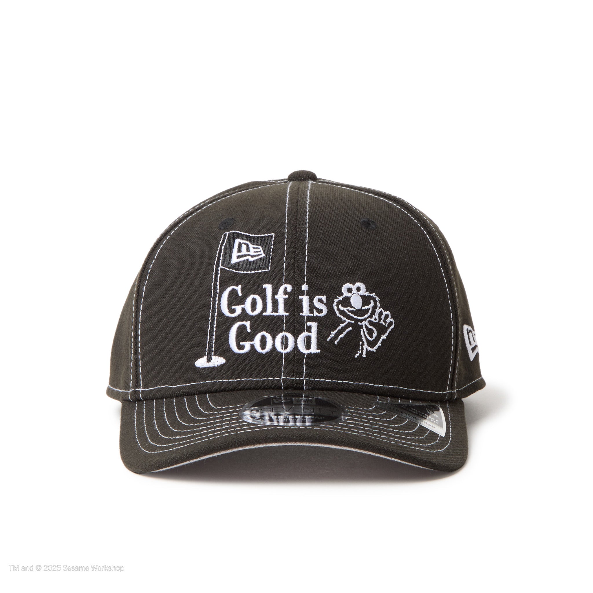 9SEVENTY ストレッチスナップ SESAME STREET セサミストリート Golf is