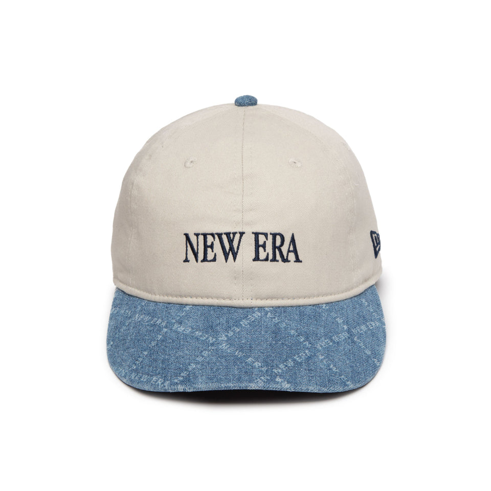 9THIRTY Denim Monogram NEW ERA ストーン ウォッシュドデニムバイザー - 14388699 - SM | NEW ERA ニューエラ公式オンラインストア