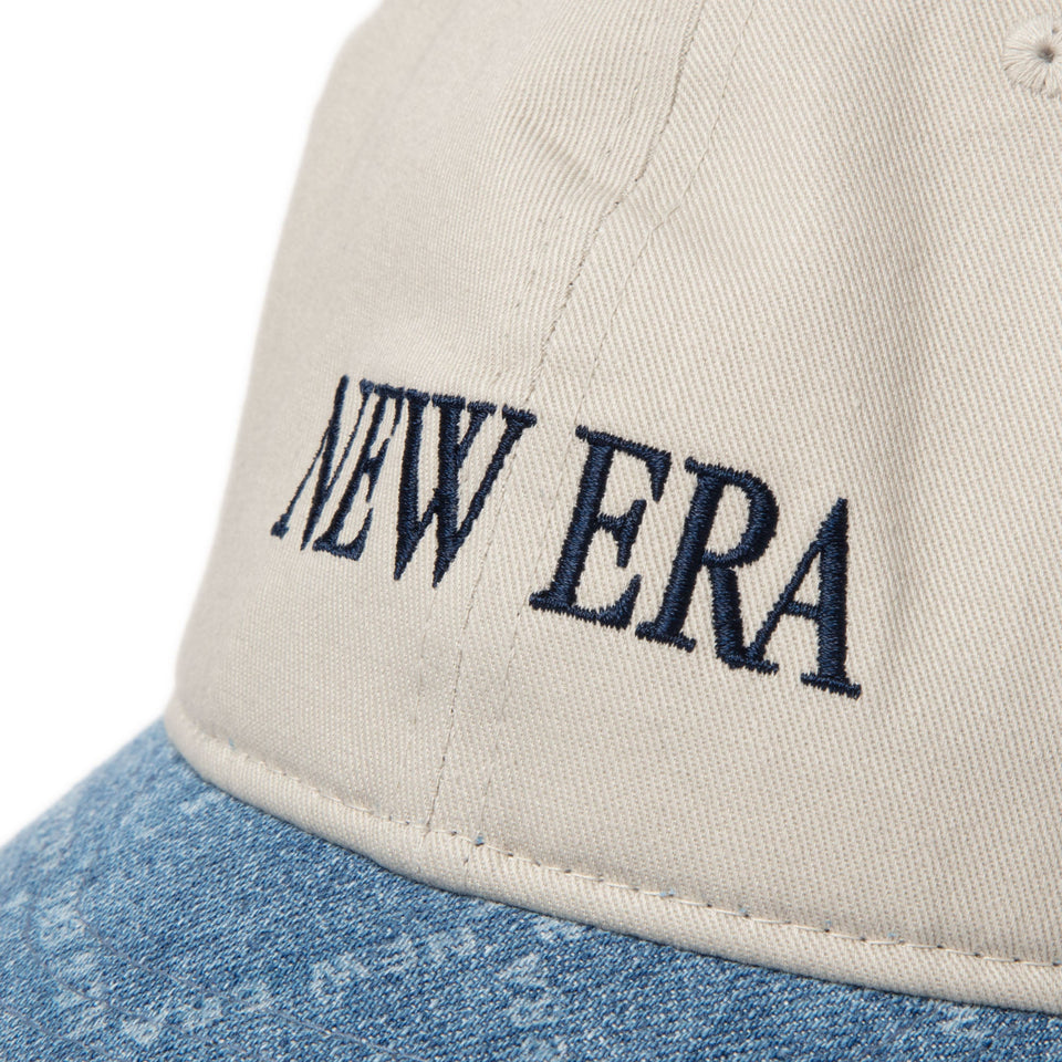 9THIRTY Denim Monogram NEW ERA ストーン ウォッシュドデニムバイザー - 14388699 - SM | NEW ERA ニューエラ公式オンラインストア