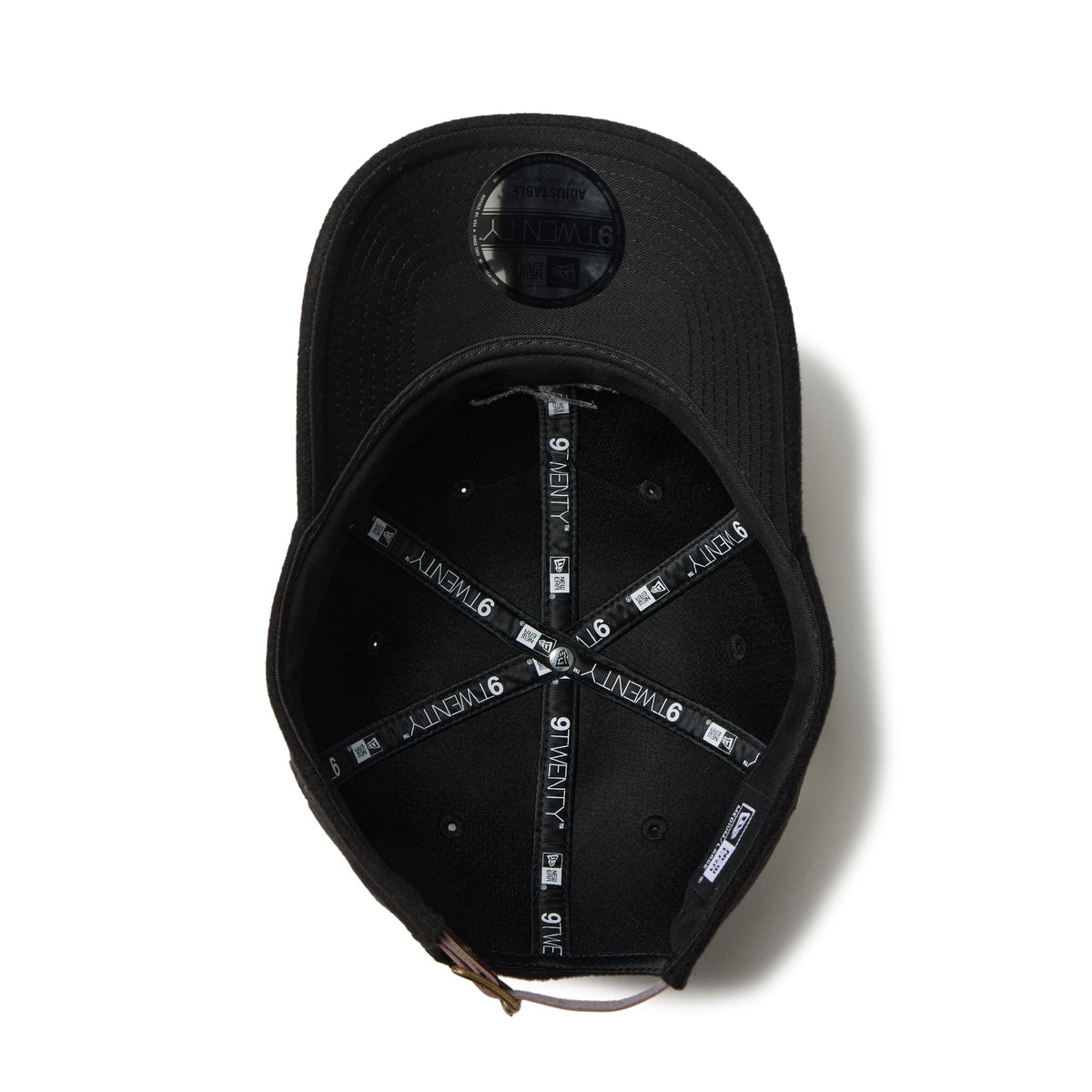 9TWENTY レザーストラップ ニードルフェルト トナルカラーロゴ