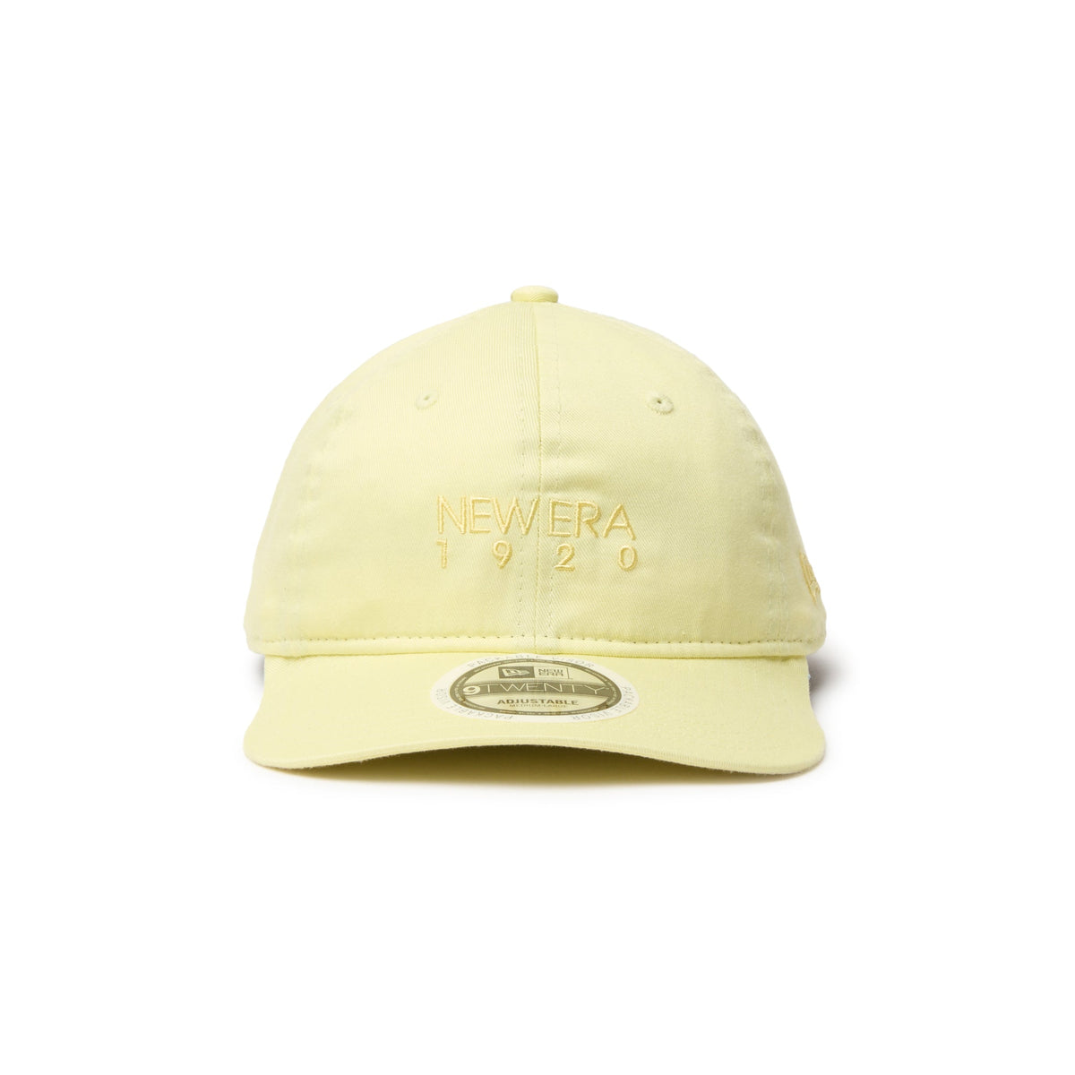 9TWENTY ロングバイザー Pastel Color ソフトイエロー カーキ