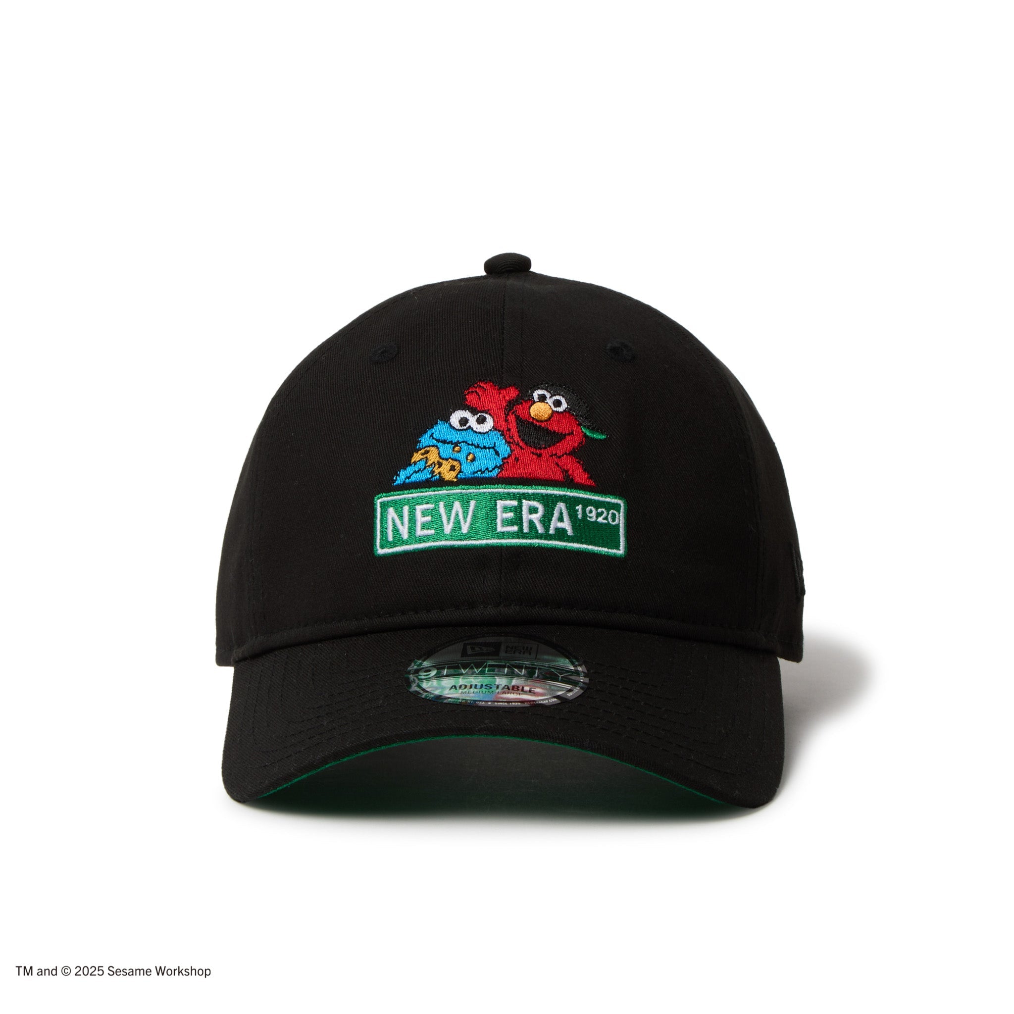 New Era 9TWENTY ベースボールキャップ 黒 seesee 9TWENTY SESAME STREET セサミストリート NEW ERA ブラック