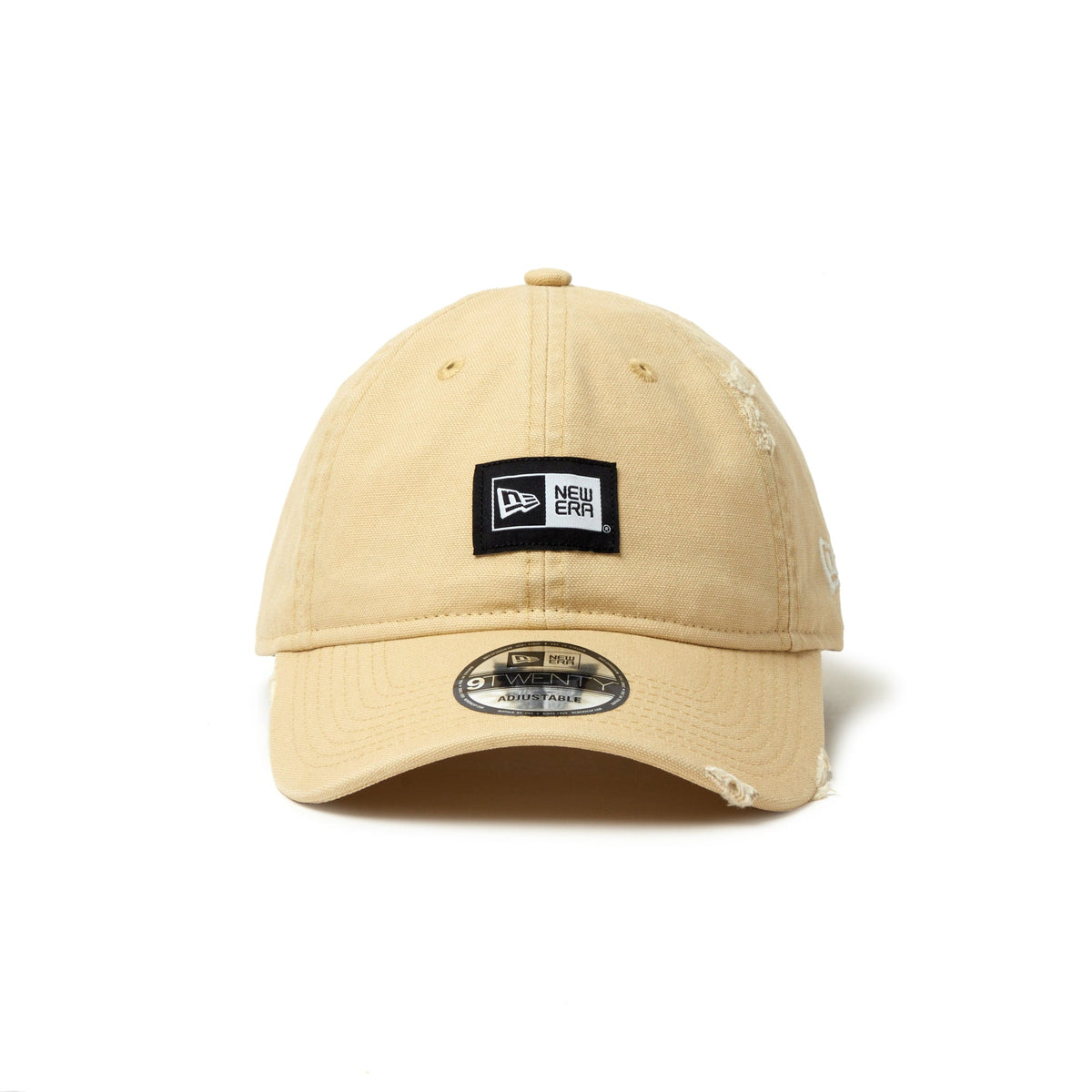 9TWENTY Washed Duck ボックスロゴ ウーブンパッチ ベガスゴールド