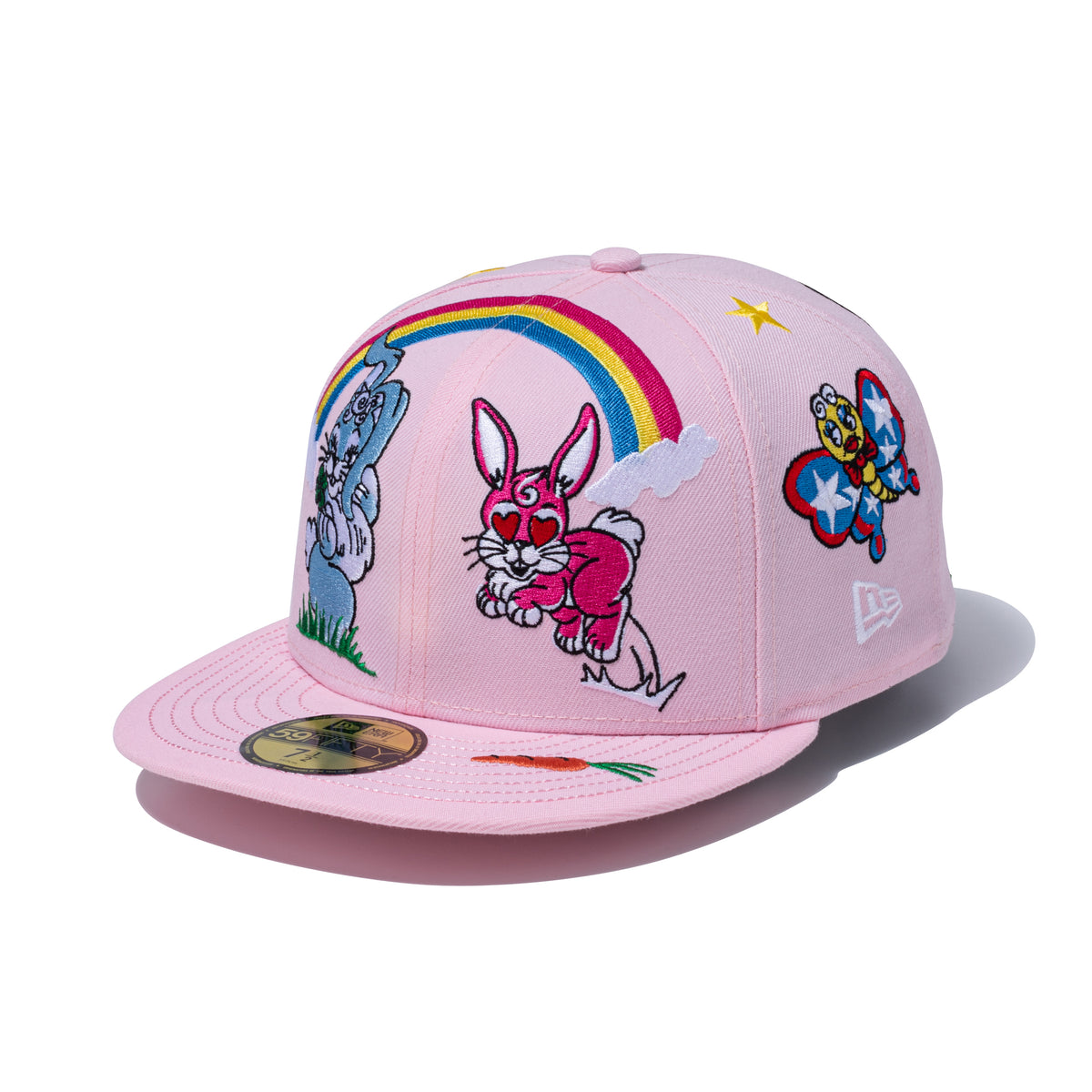 NEWERA キャップ　デコ　ピンク　ビビットピンク　スワロフスキー　帽子 NEWERA キャップ デコ ピンク ビビットピンク スワロフスキー