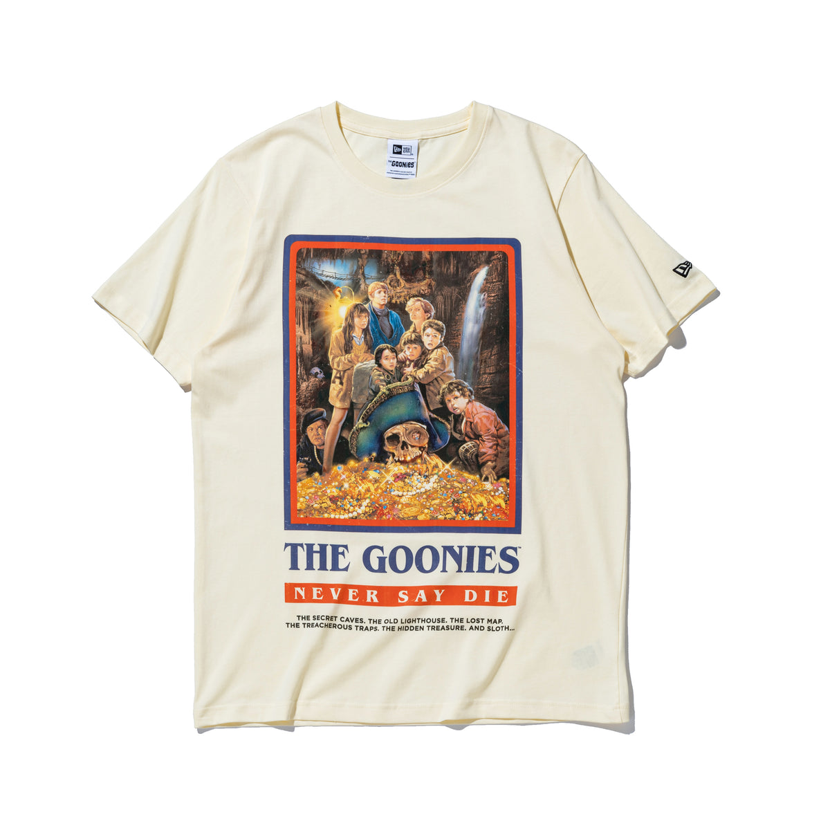 半袖 コットン Tシャツ The Goonies グーニーズ Movie Poster クローム 