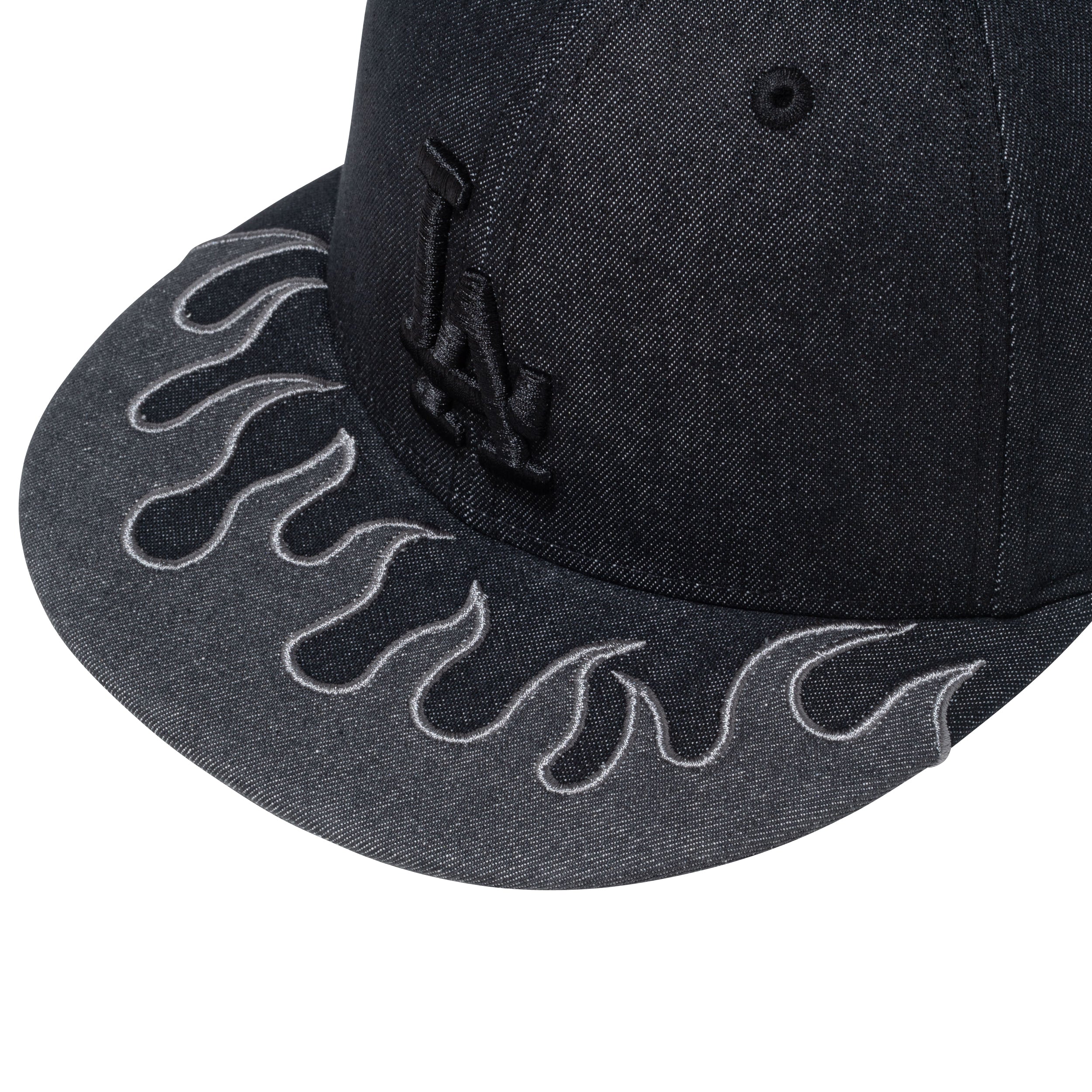 59FIFTY Denim Flame ロサンゼルス・ドジャース ブラック | ニューエラ