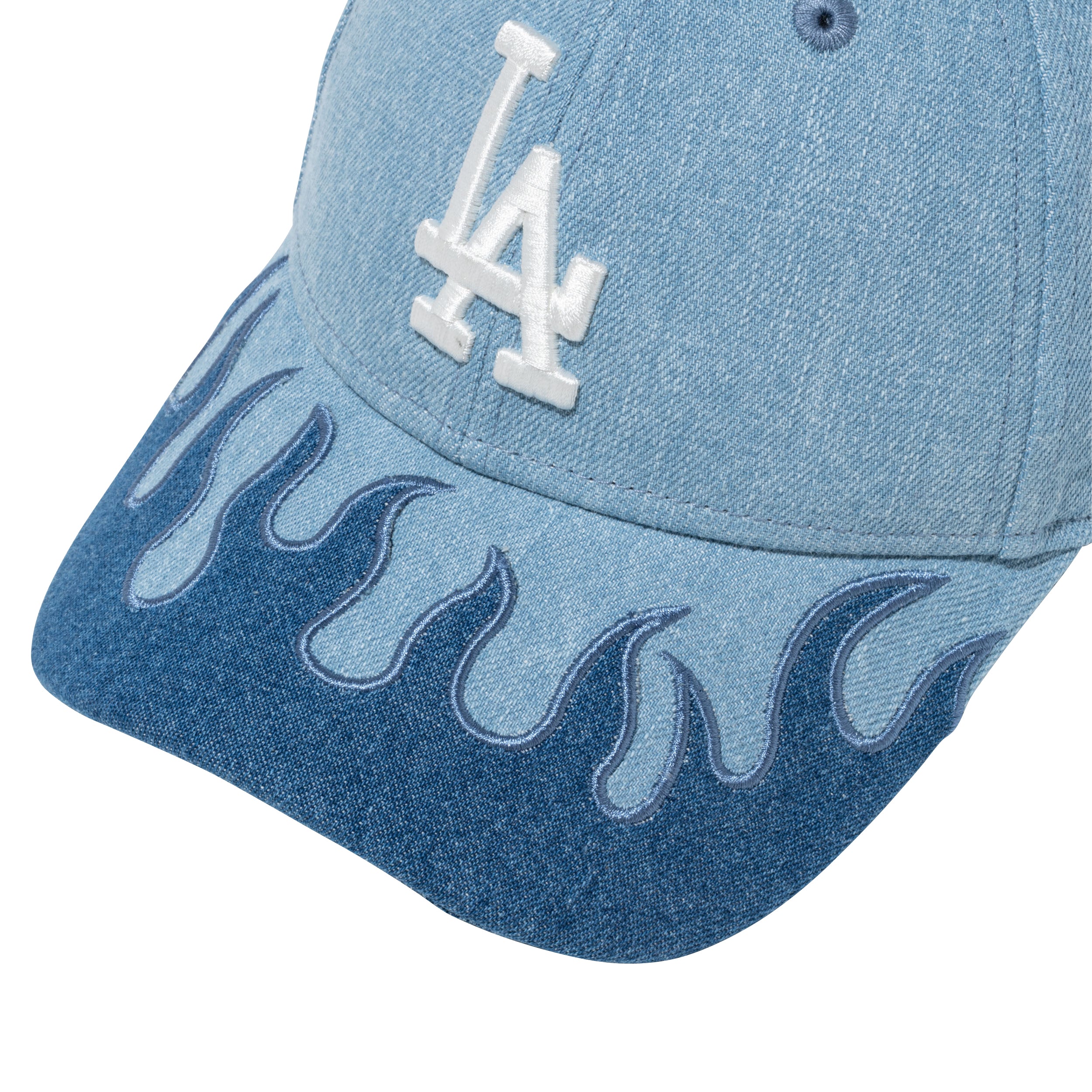 9FORTY Denim Flame ロサンゼルス・ドジャース ウォッシュドデニム