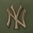 59FIFTY Deep Forest ニューヨーク・ヤンキース オリーブ グリーンバイザー