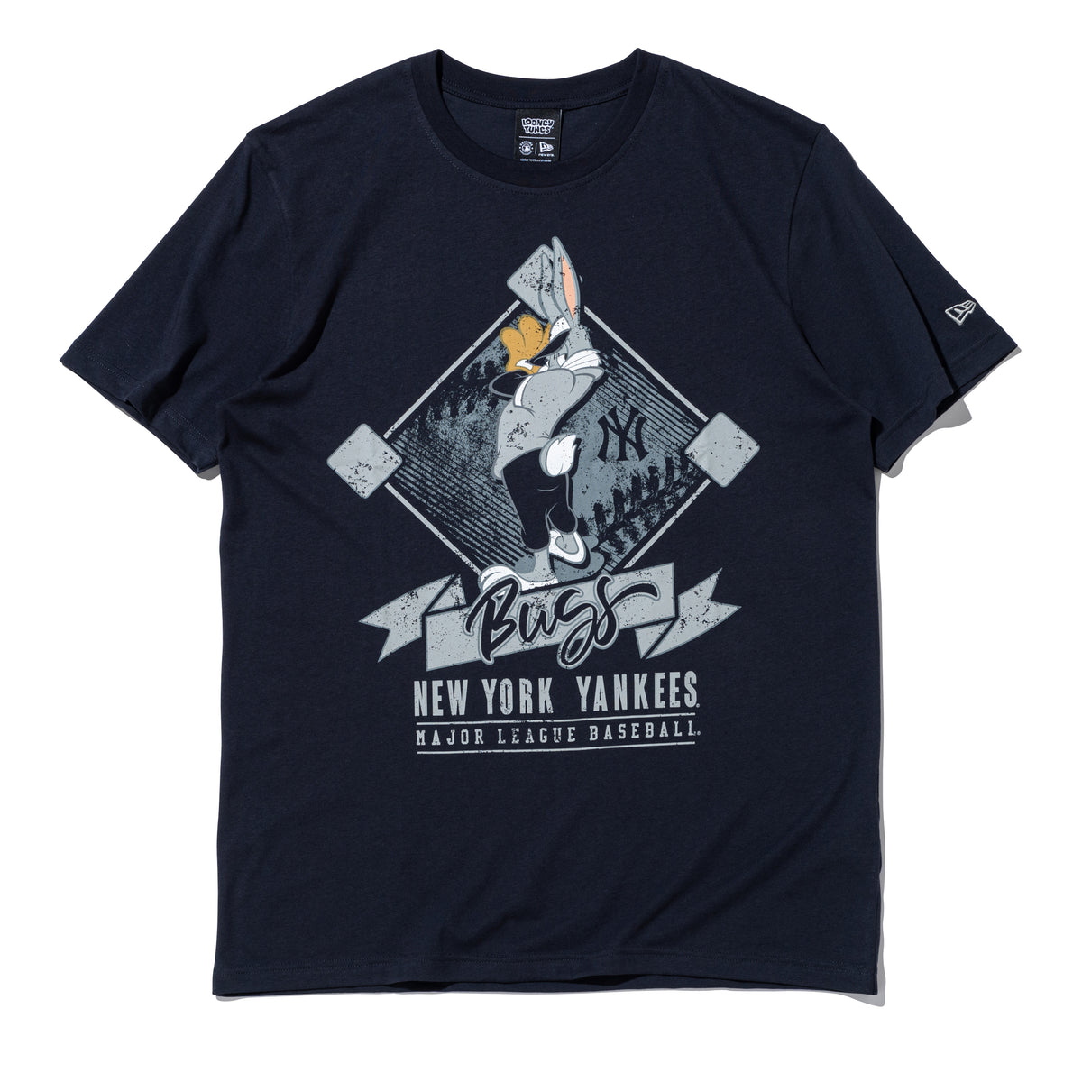 半袖 コットン Tシャツ Looney Tunes x MLB ニューヨーク・ヤンキース 