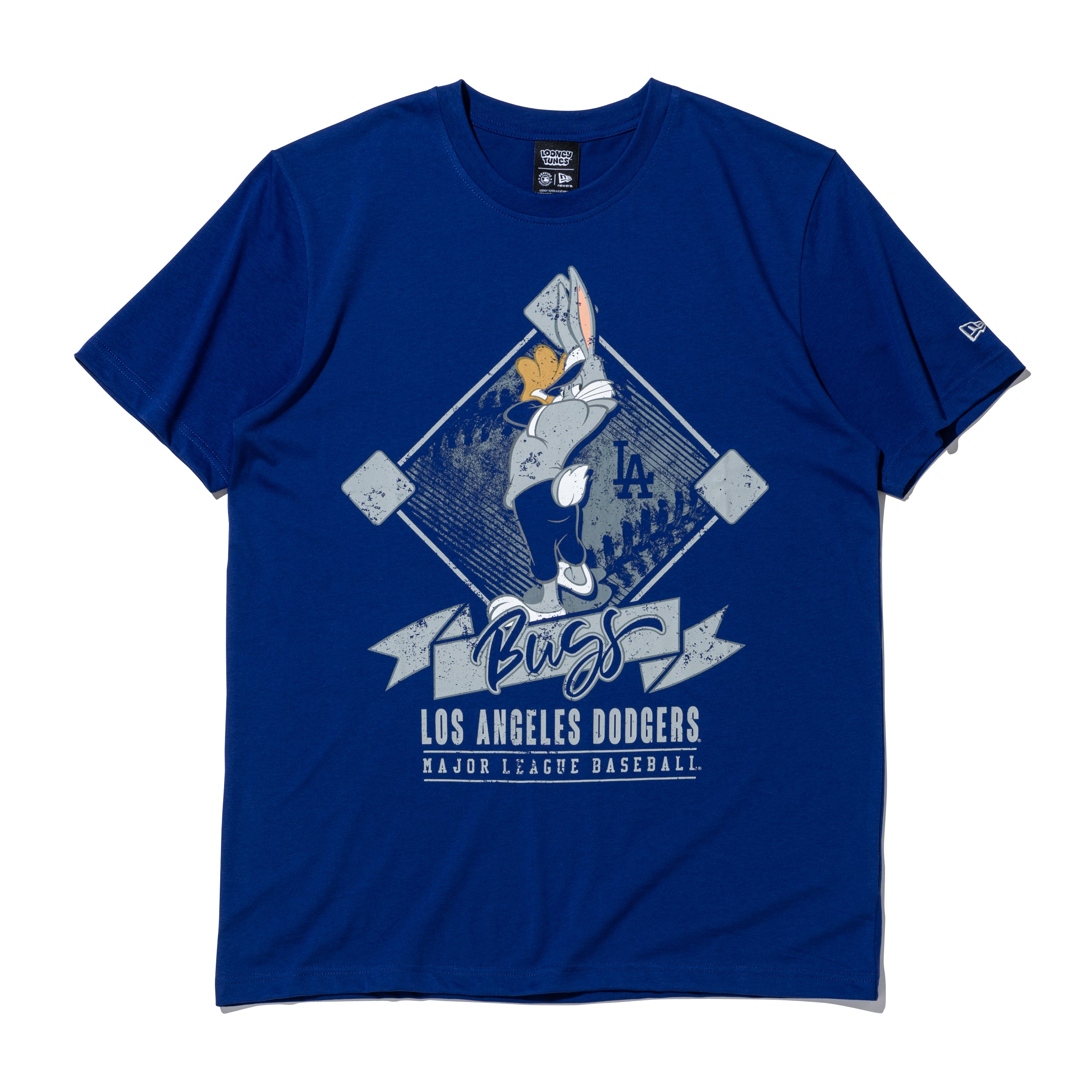 半袖 コットン Tシャツ Looney Tunes x MLB ロサンゼルス・ドジャース
