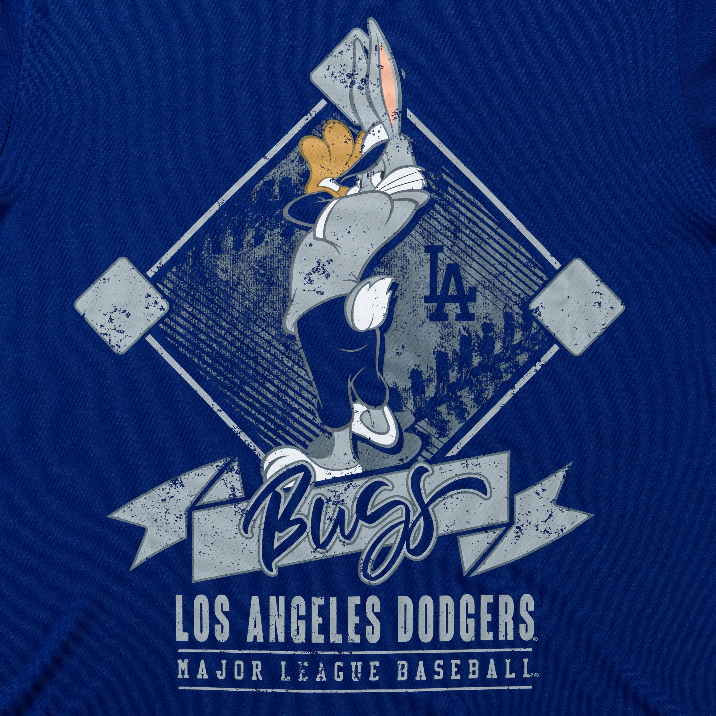 半袖 コットン Tシャツ Looney Tunes x MLB ロサンゼルス・ドジャース