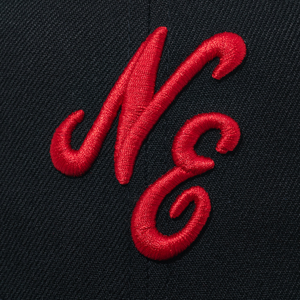 PC 59FIFTY Color Variation クラシックロゴ ブラック × レッド