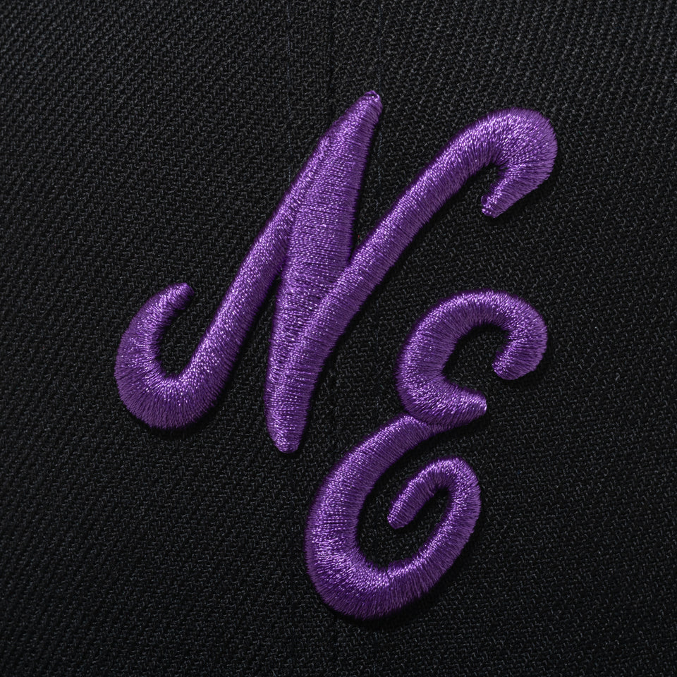 PC 59FIFTY Color Variation クラシックロゴ ブラック × パープル