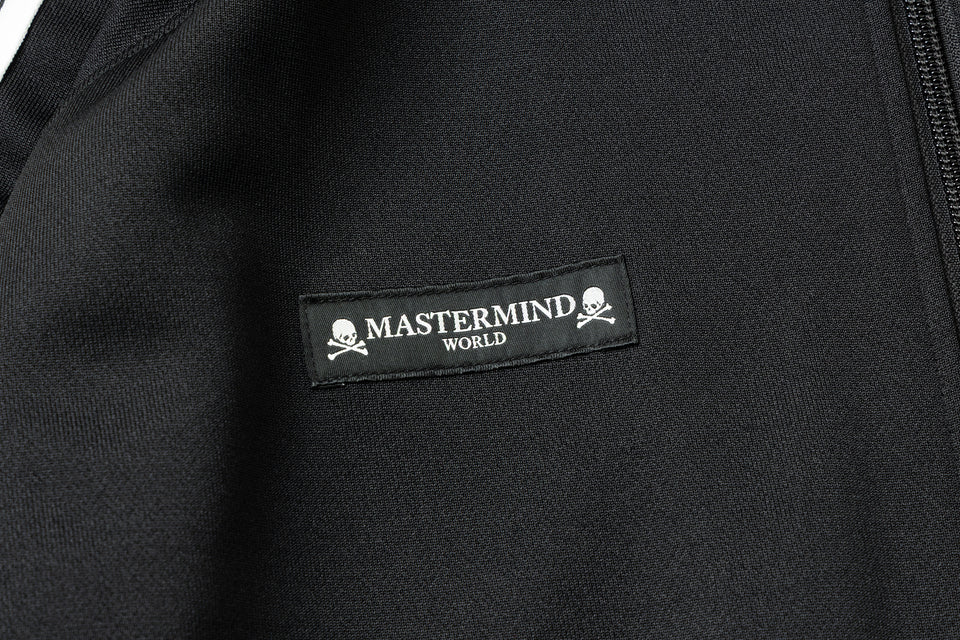 スムースジャージー サイドテープ トラックジャケット MASTERMIND WORLD FW25 ブラック