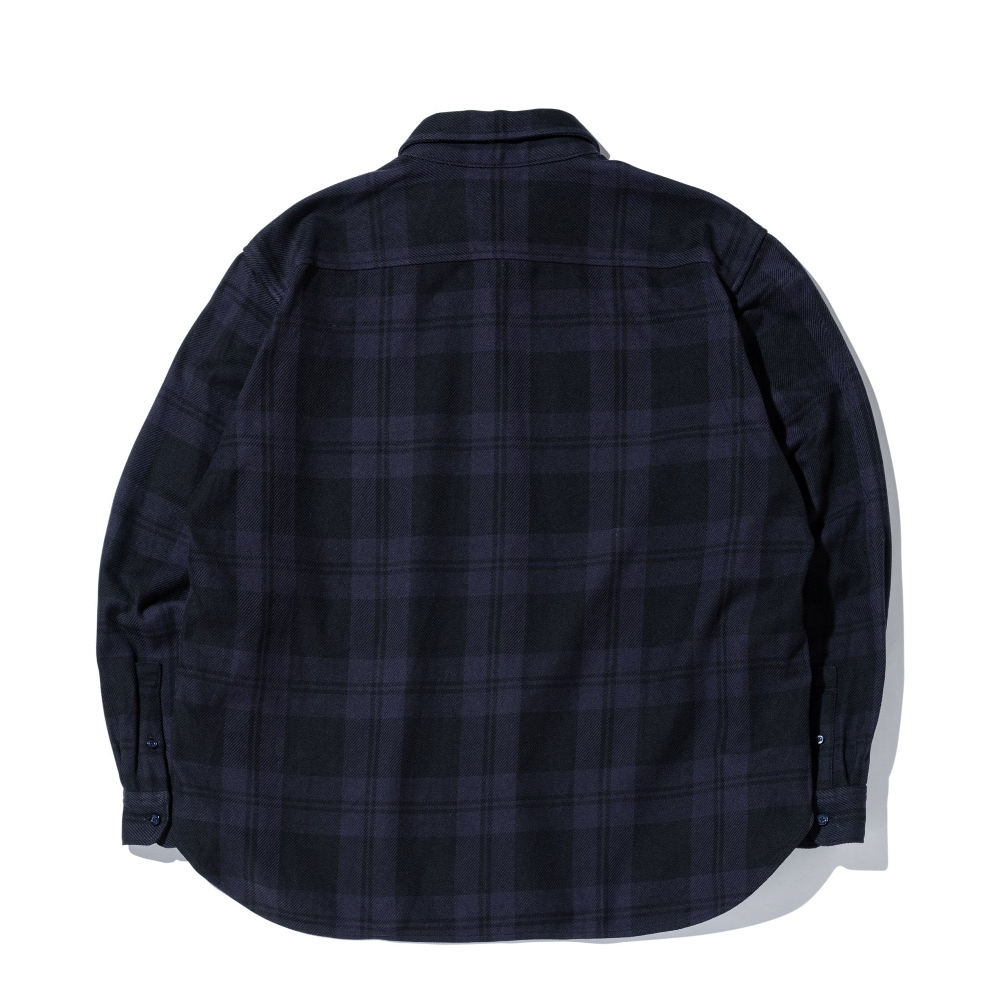 長袖 タータン チェックシャツ BLACK LABEL FW24 ブラック