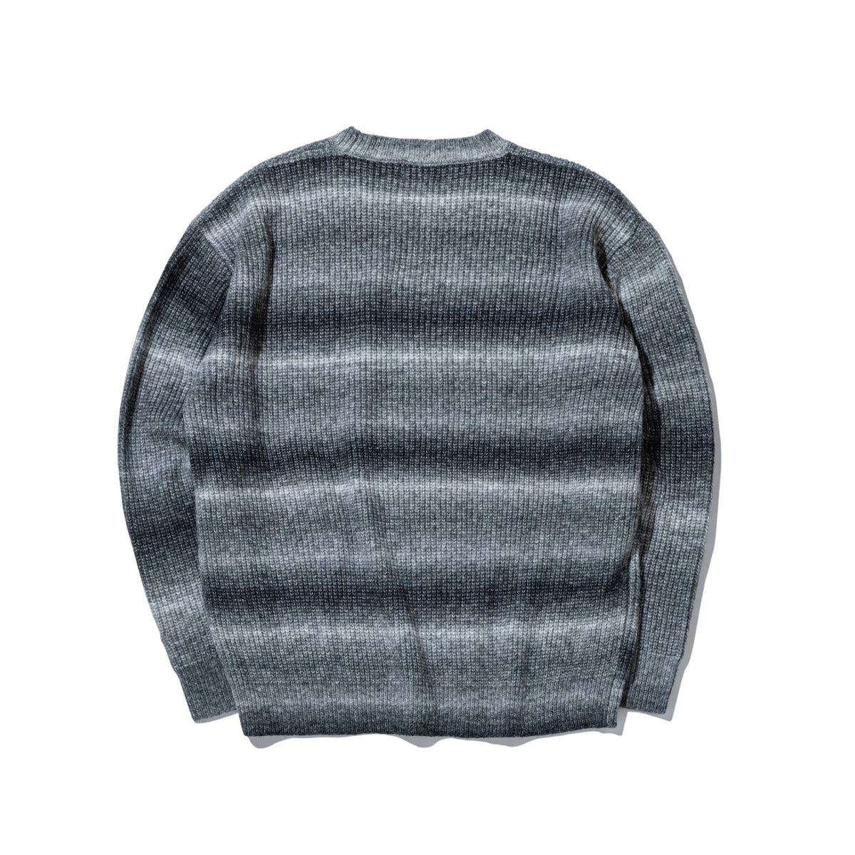 フェード ボーダー クルーネックニット BLACK LABEL FW24