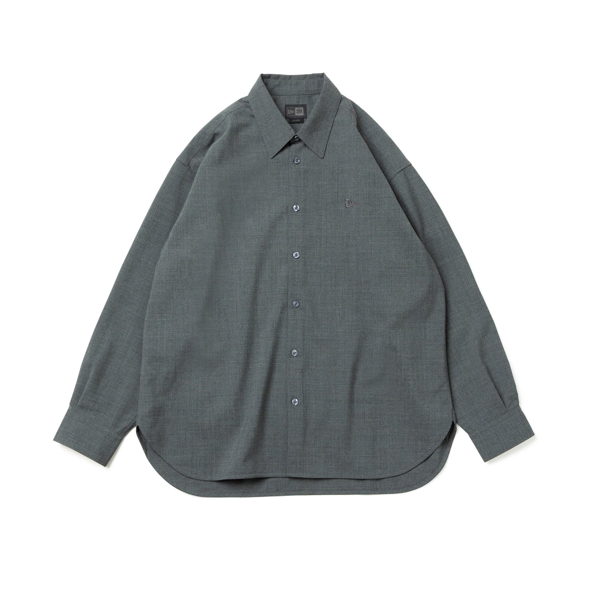 IH-24FW-B006-ND8 ダークチャコール ウールシャツ サイズ3 black-label-fw25-14746886-s-