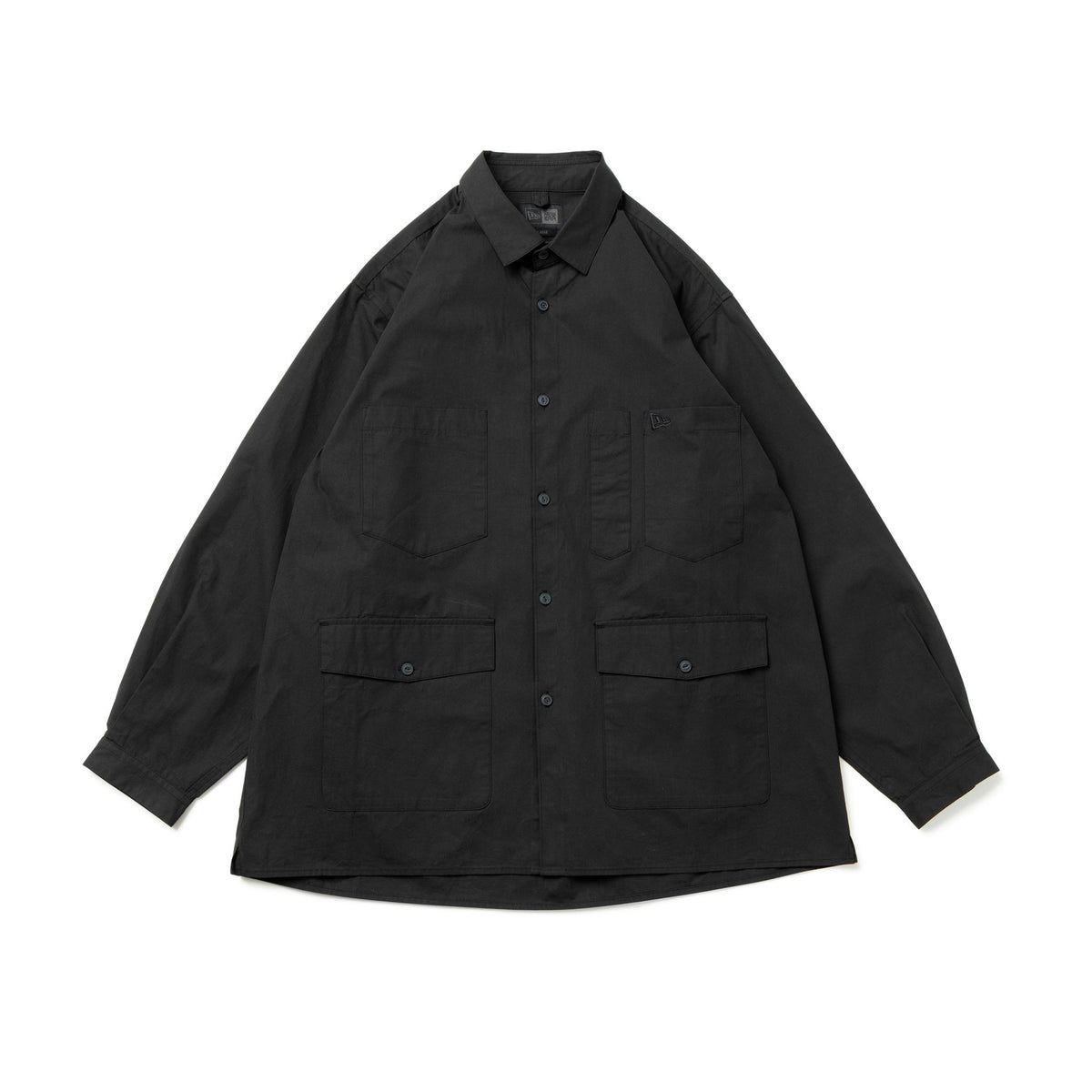 バリエーションボータイシャツ ブラック 長袖 ポーターシャツ BLACK LABEL FW25 ブラック | ニューエラ