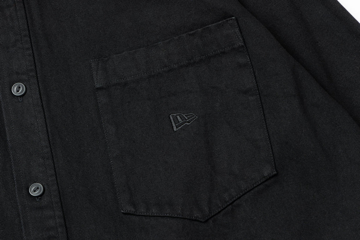 長袖 デニムシャツ BLACK LABEL FW25 ブラックデニム | ニューエラ 