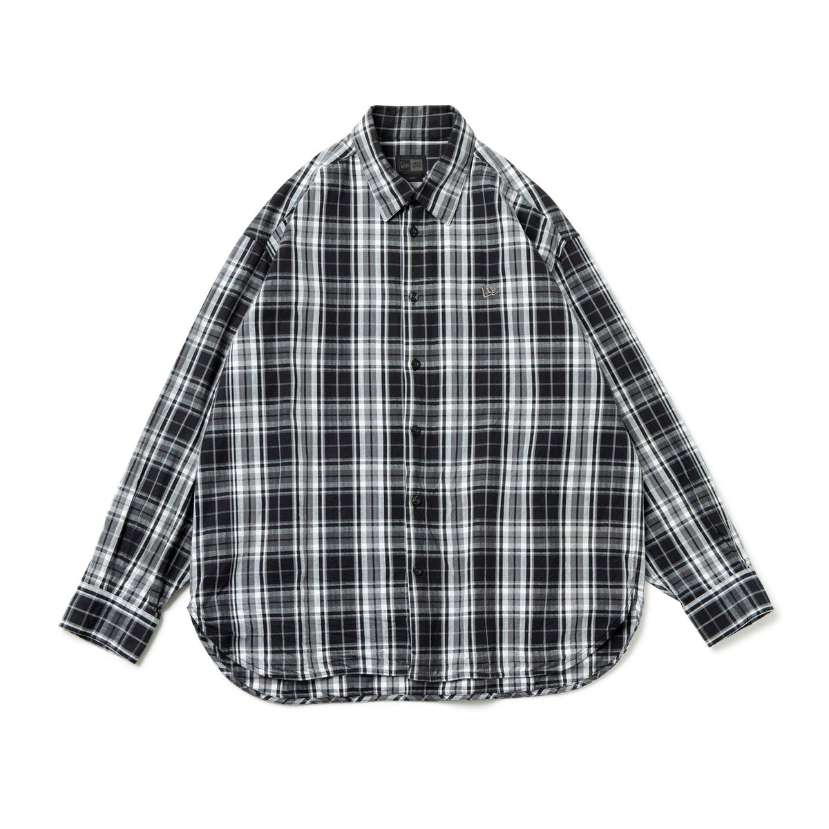 長袖 チェックシャツ BLACK LABEL FW25 ブラック | ニューエラ 