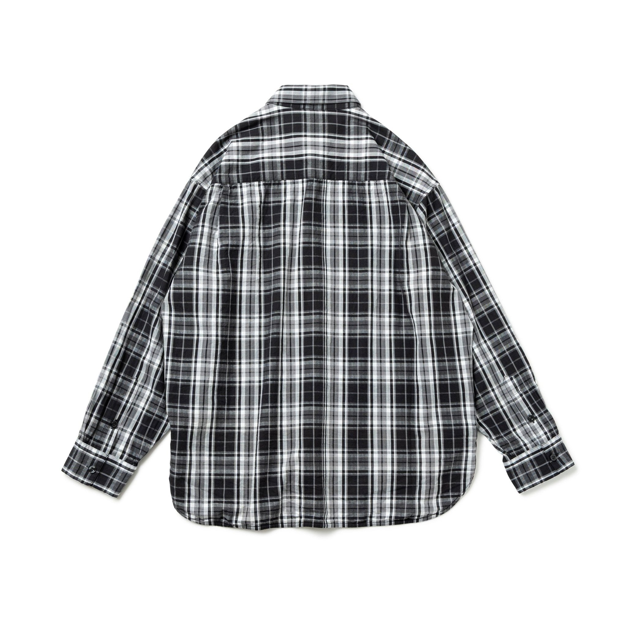 長袖 チェックシャツ BLACK LABEL FW25 ブラック | ニューエラ