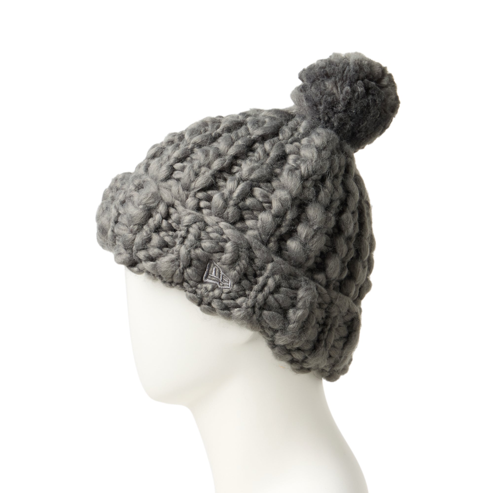 ポンポンニット Chunky Knit グラファイト | ニューエラオンラインストア