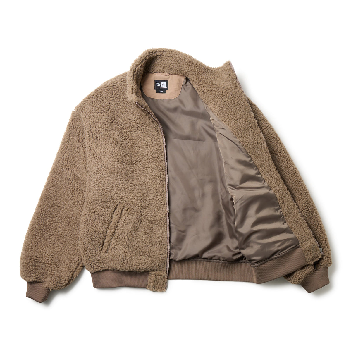 ボアブルゾン モカ FW25 オーバーサイズド | ニューエラオンラインストア