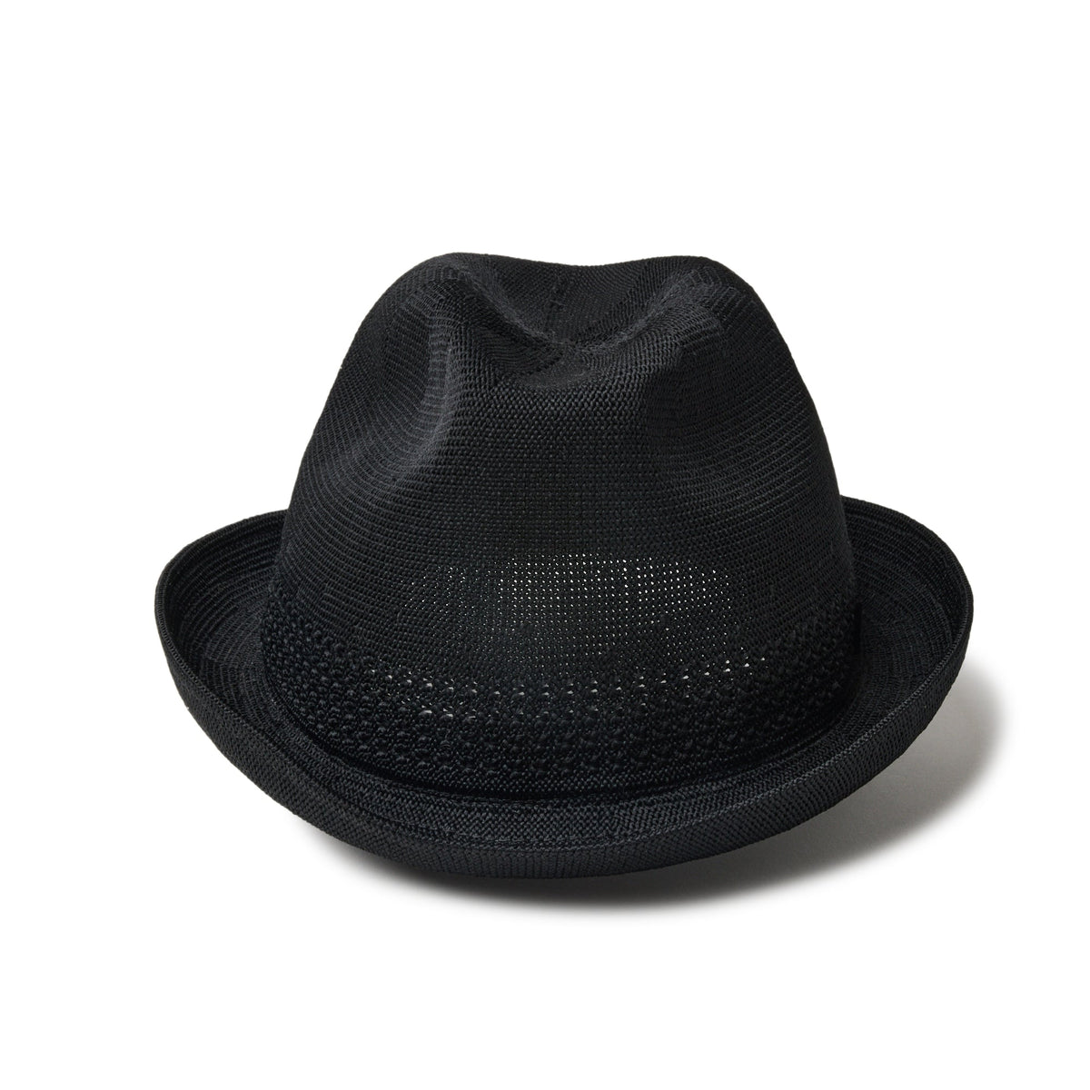 【未使用】NEW ERA ハット フェドーラ ウール メタルピン ブラック XL 59FIFTY MLB Leather Logo ニューヨーク・ヤンキース ダーク