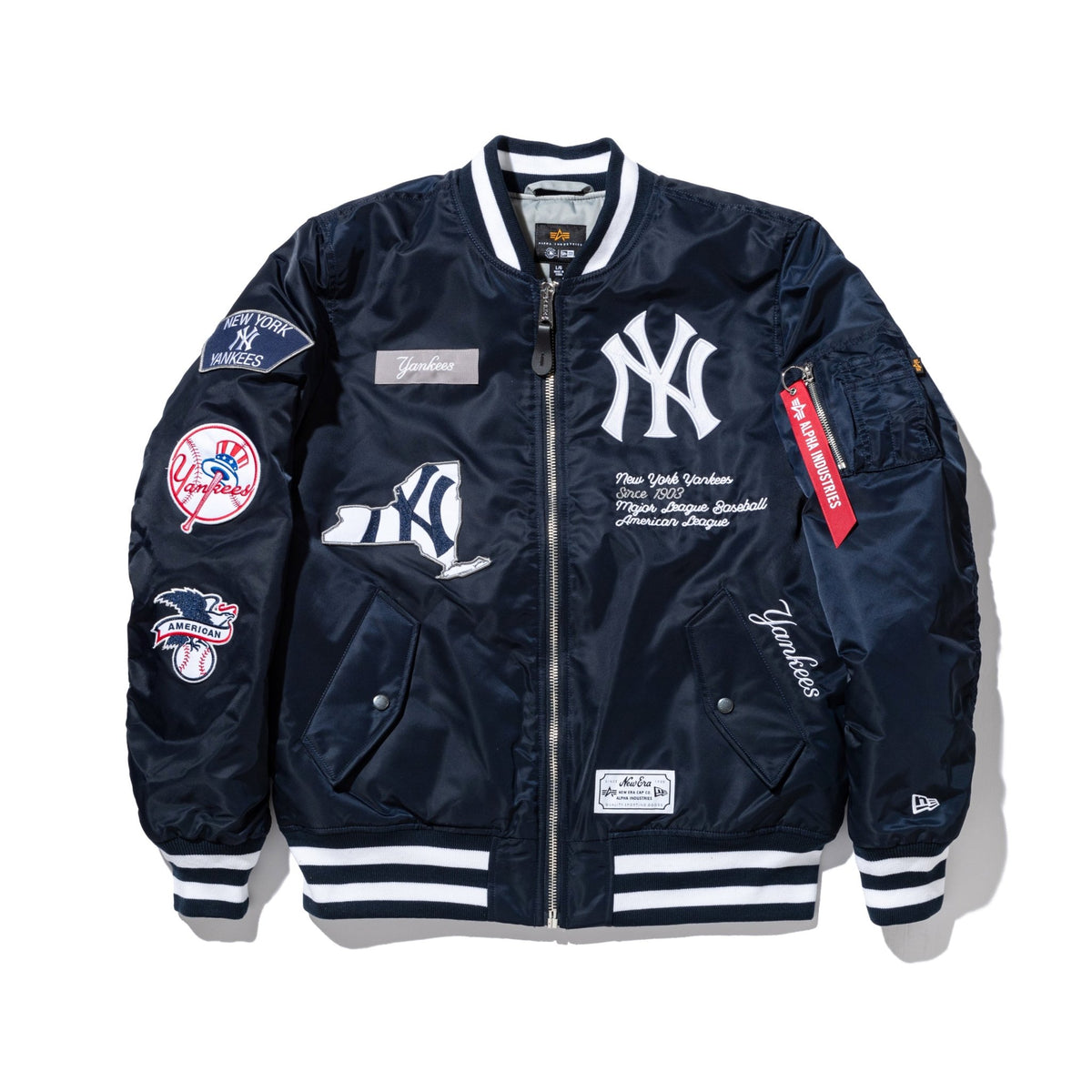 MA-1【NewEra×Alpha×MLB】 海外限定　ボンバージャケット MA-1 ボンバージャケット Alpha Industries ニューヨーク