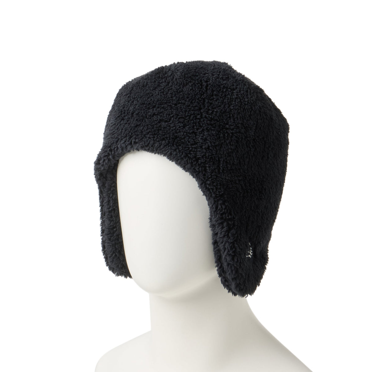 イヤーフラップ ビーニー Mink Fleece ブラック | アウトドア