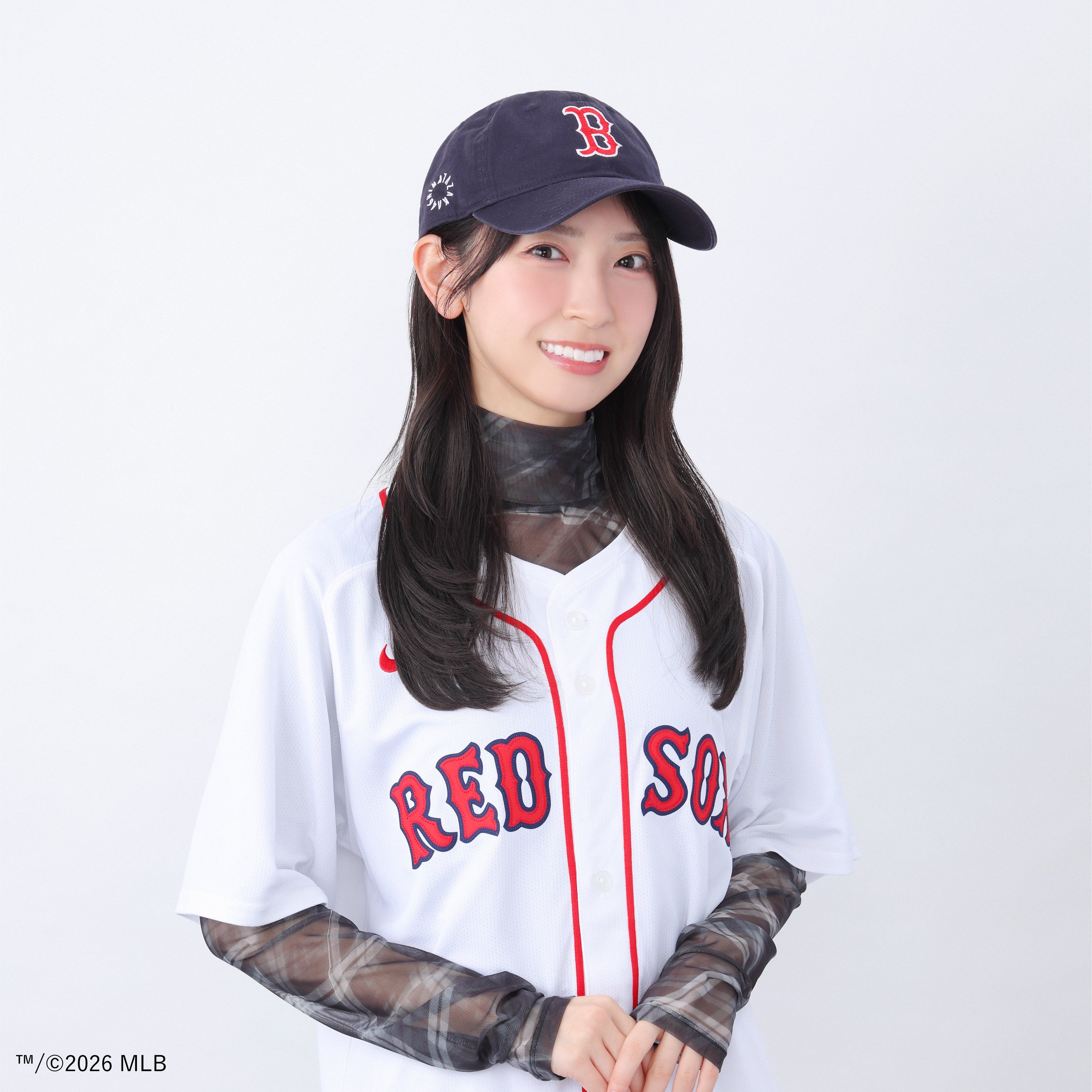 9TWENTY MLB x 日向坂46 ボストン・レッドソックス ネイビー
