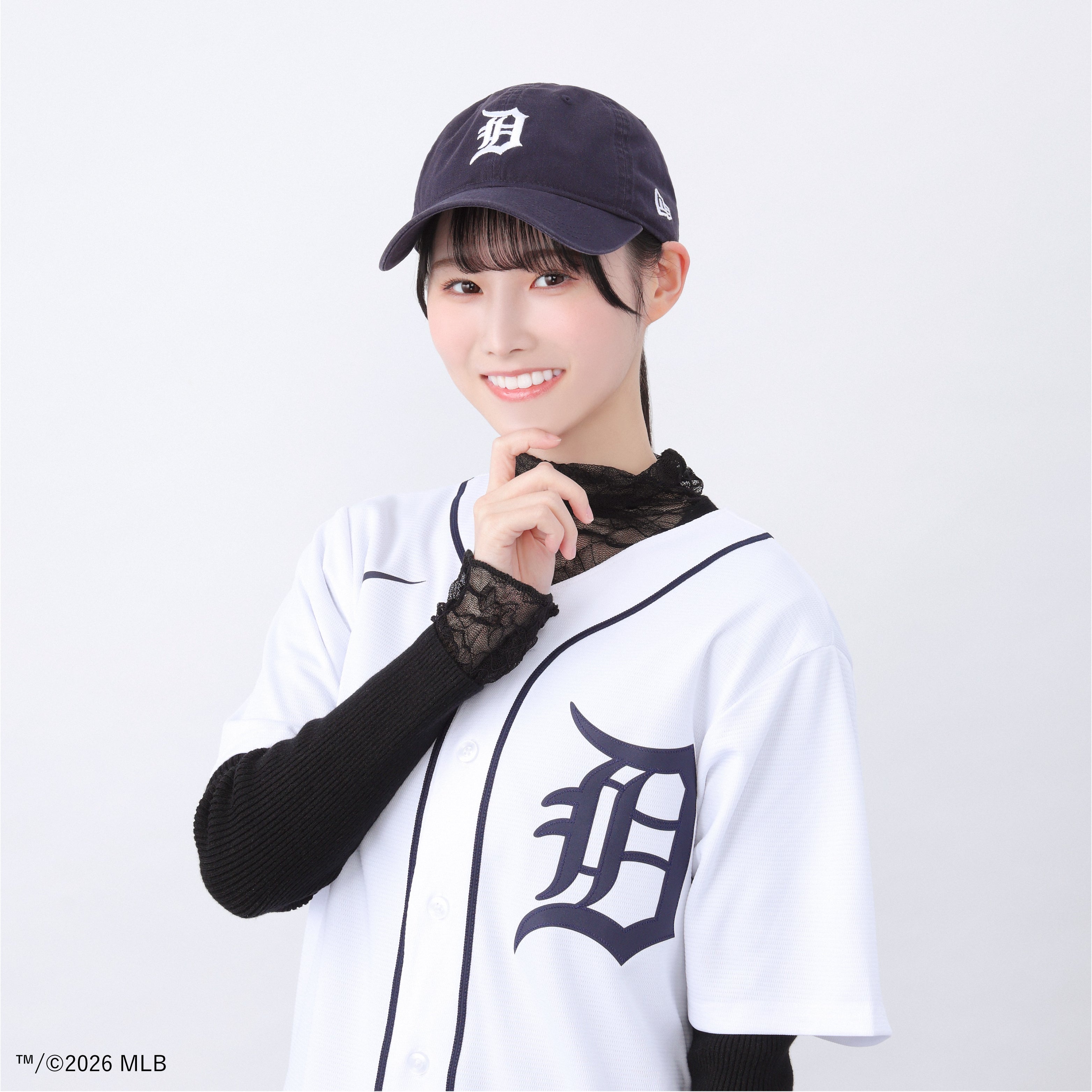 9TWENTY MLB x 日向坂46 デトロイト・タイガース ネイビー