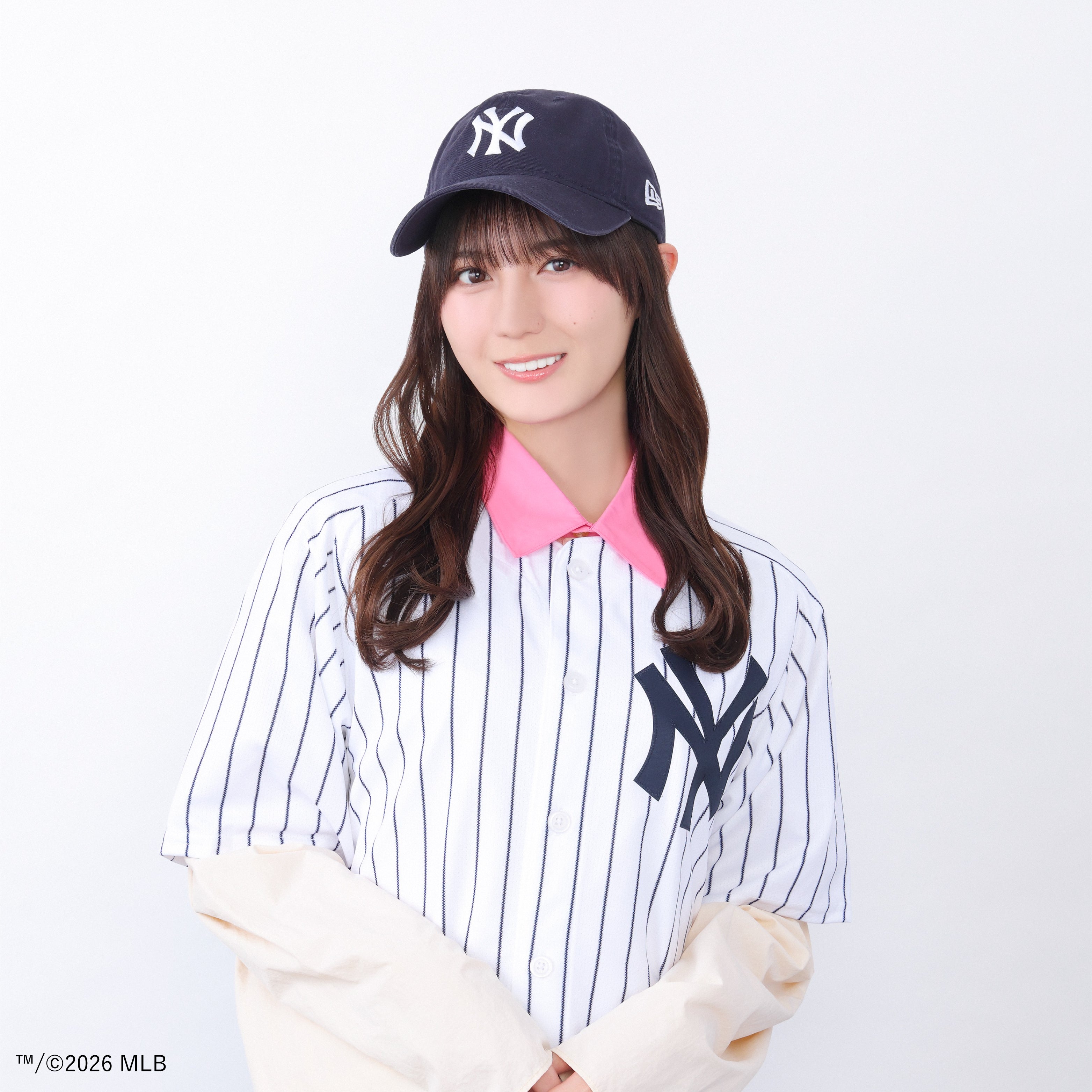 9TWENTY MLB x 日向坂46 ニューヨーク・ヤンキース ネイビー