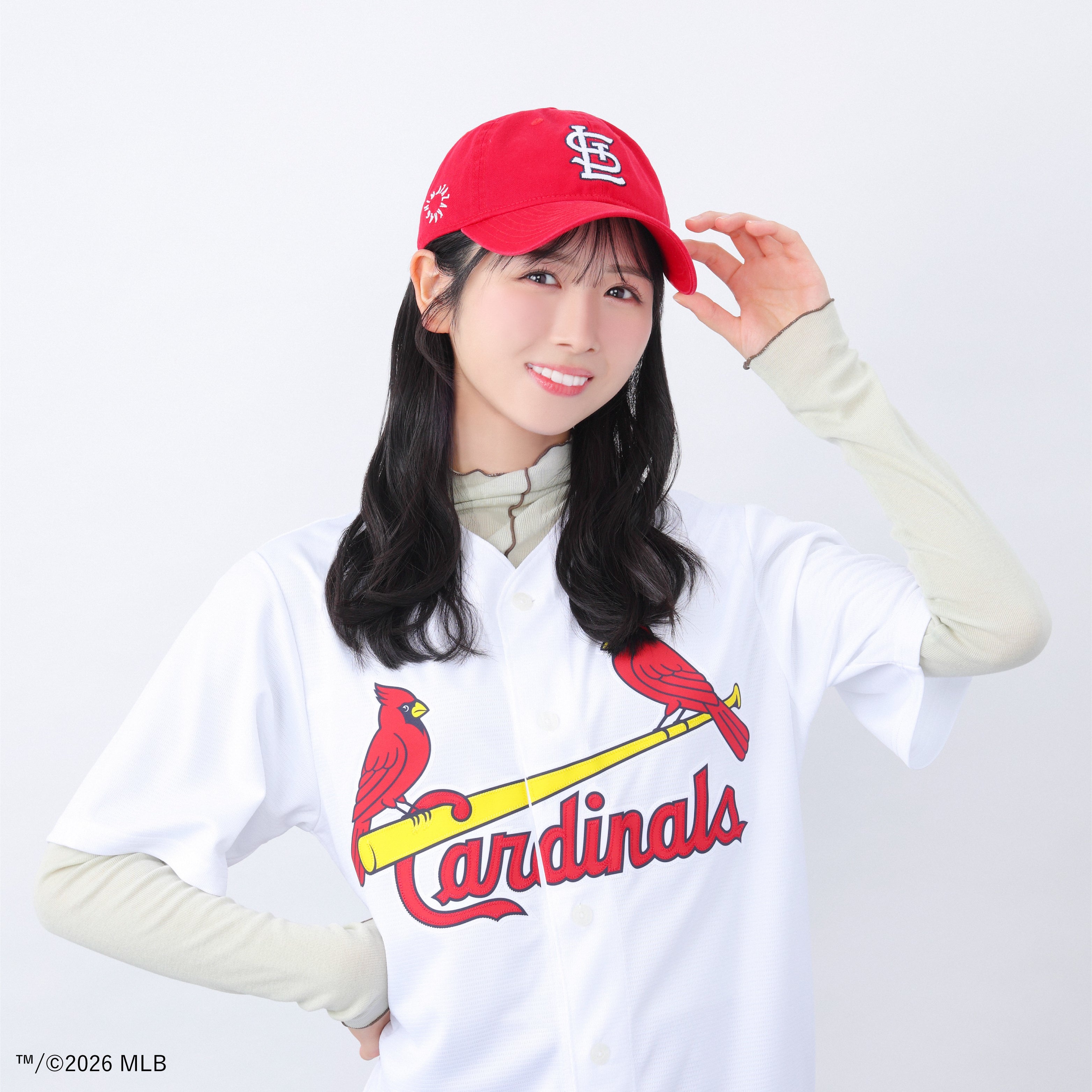 9TWENTY MLB x 日向坂46 セントルイス・カージナルス スカーレット