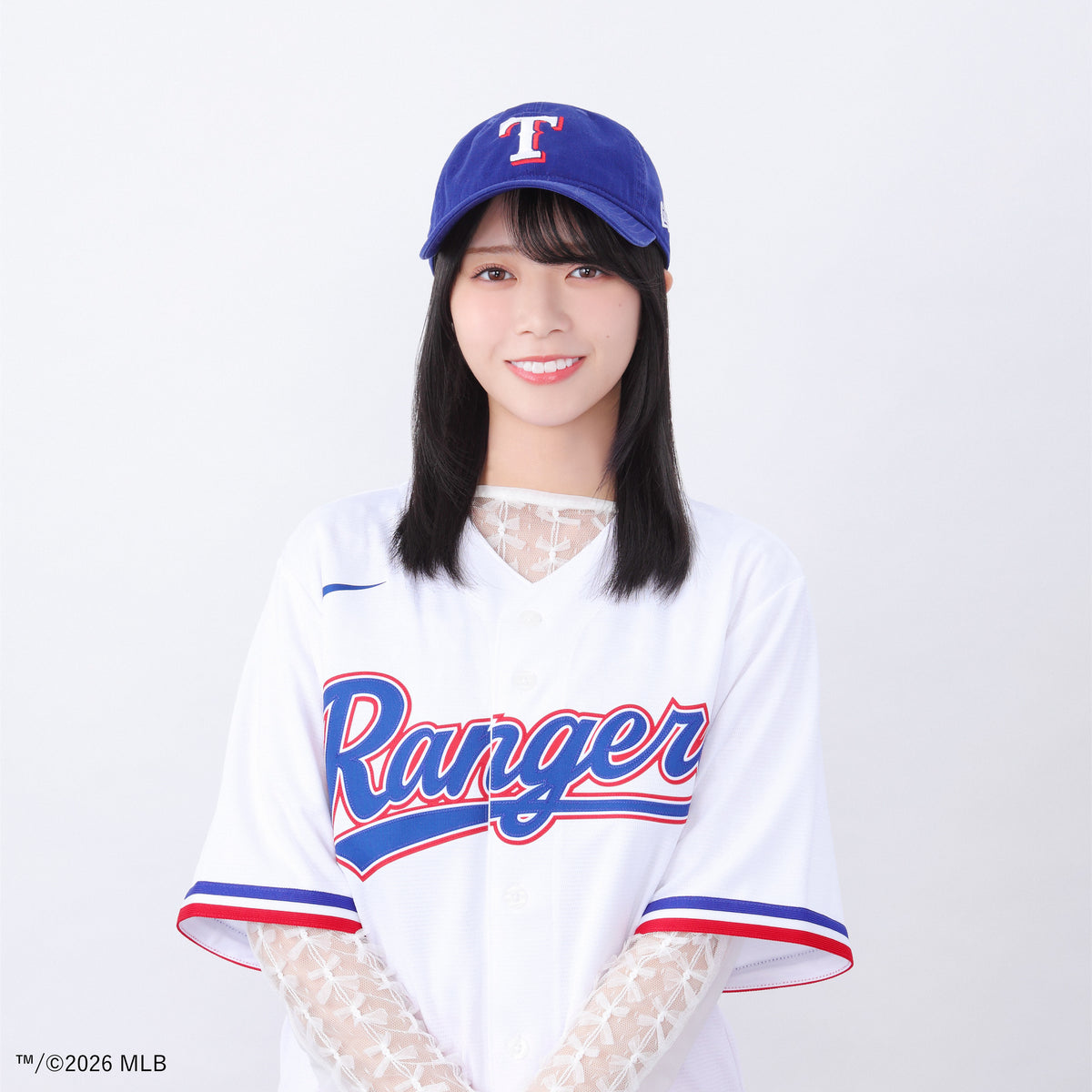 9TWENTY MLB x 日向坂46 テキサス・レンジャース ダークロイヤル 