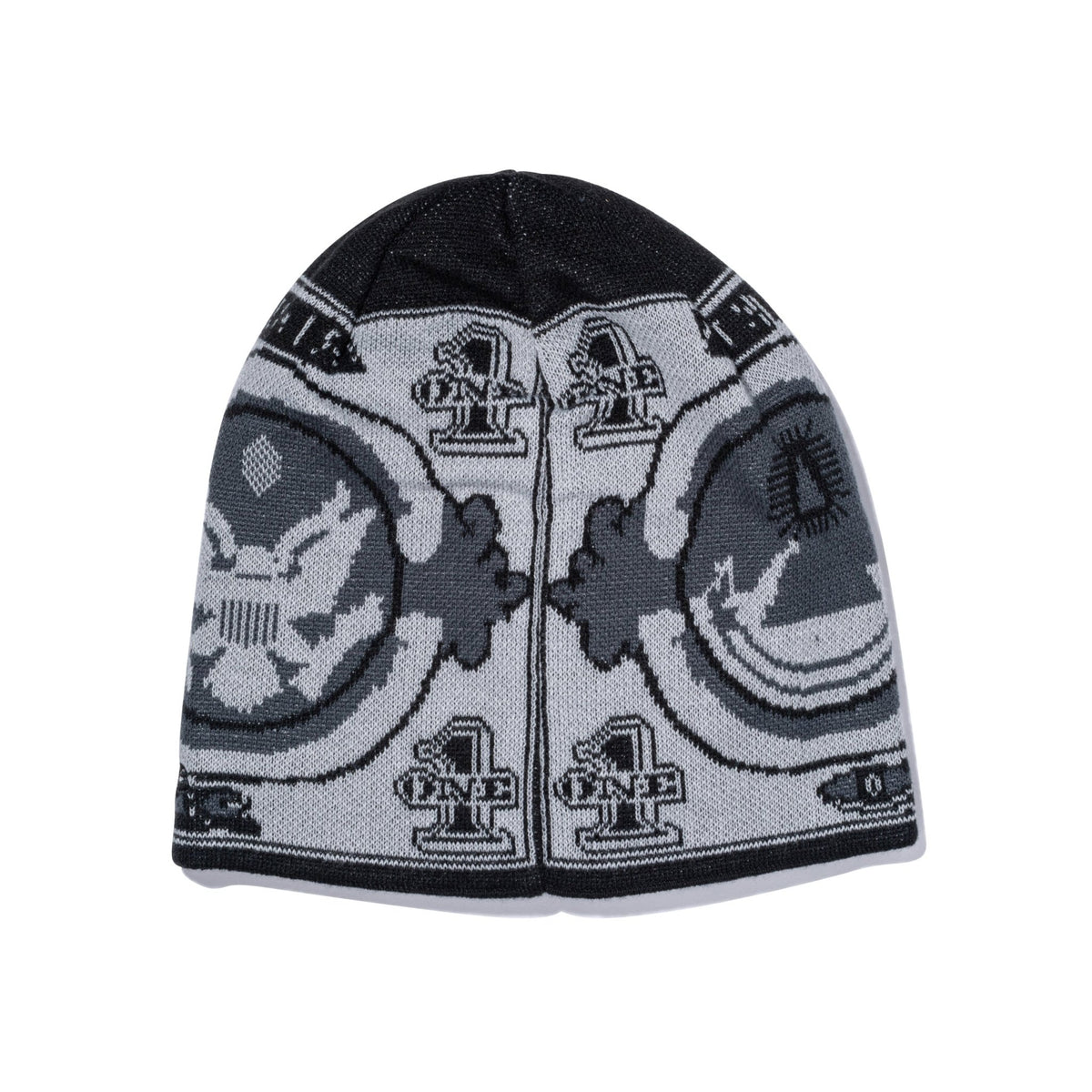 ベーシック ビーニー グラフィック Money ブラック/グレー
