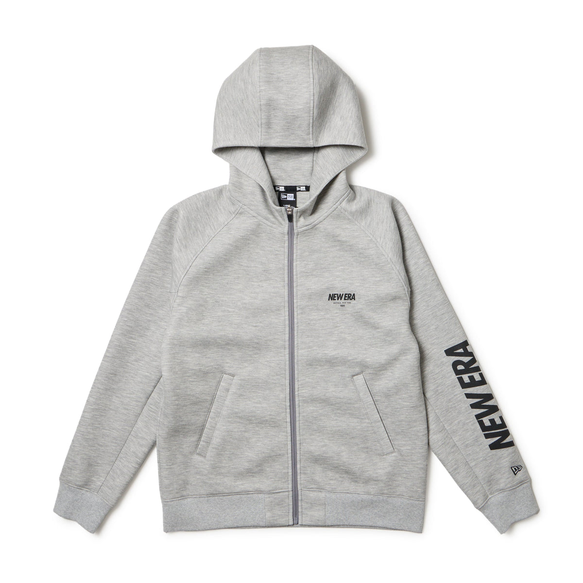 ニューエラゴルフ テック スウェット フルジップフーディー グレー L テックスウェット フルジップ フーディー NEW ERA 1920 グレー
