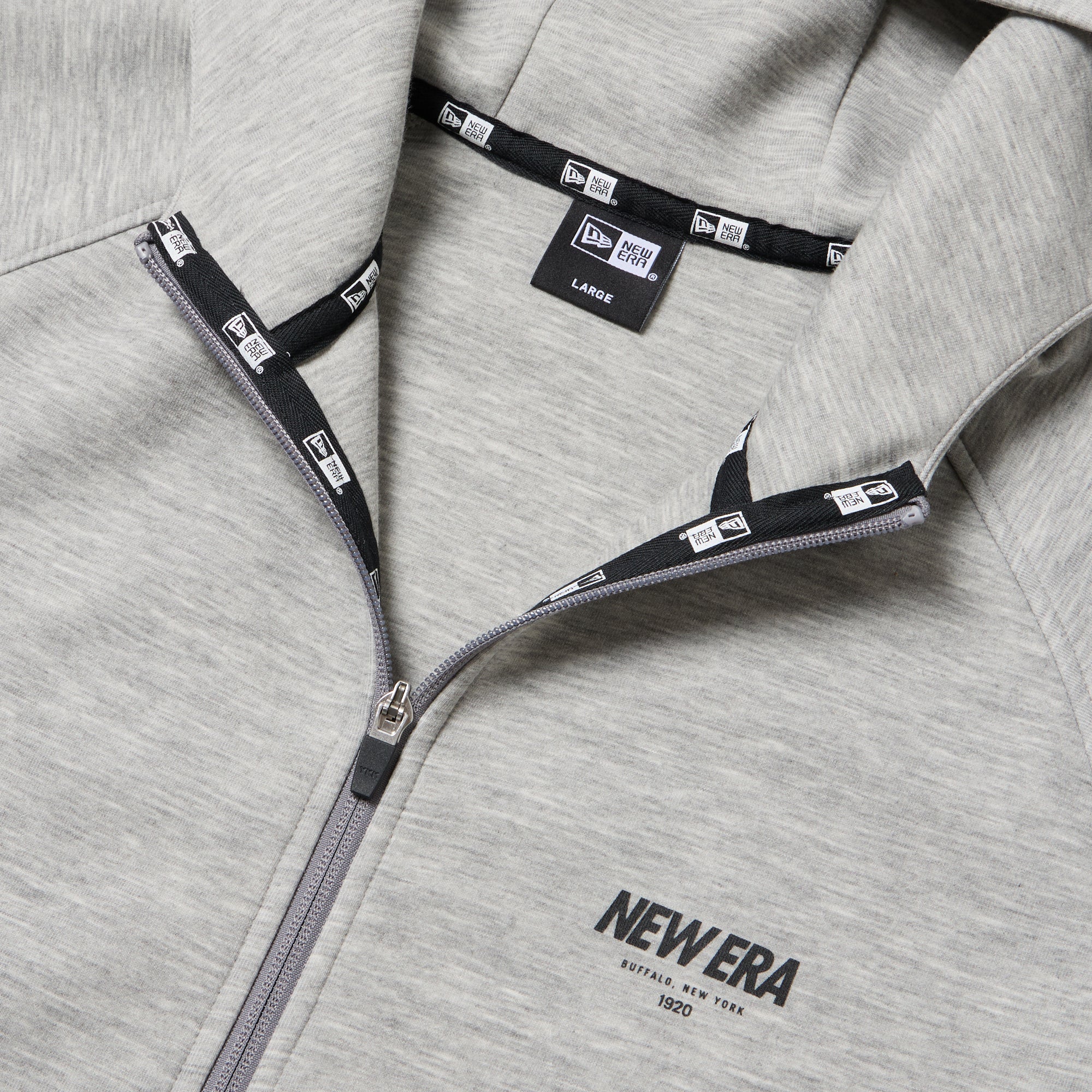 テックスウェット フルジップ フーディー NEW ERA 1920 グレー
