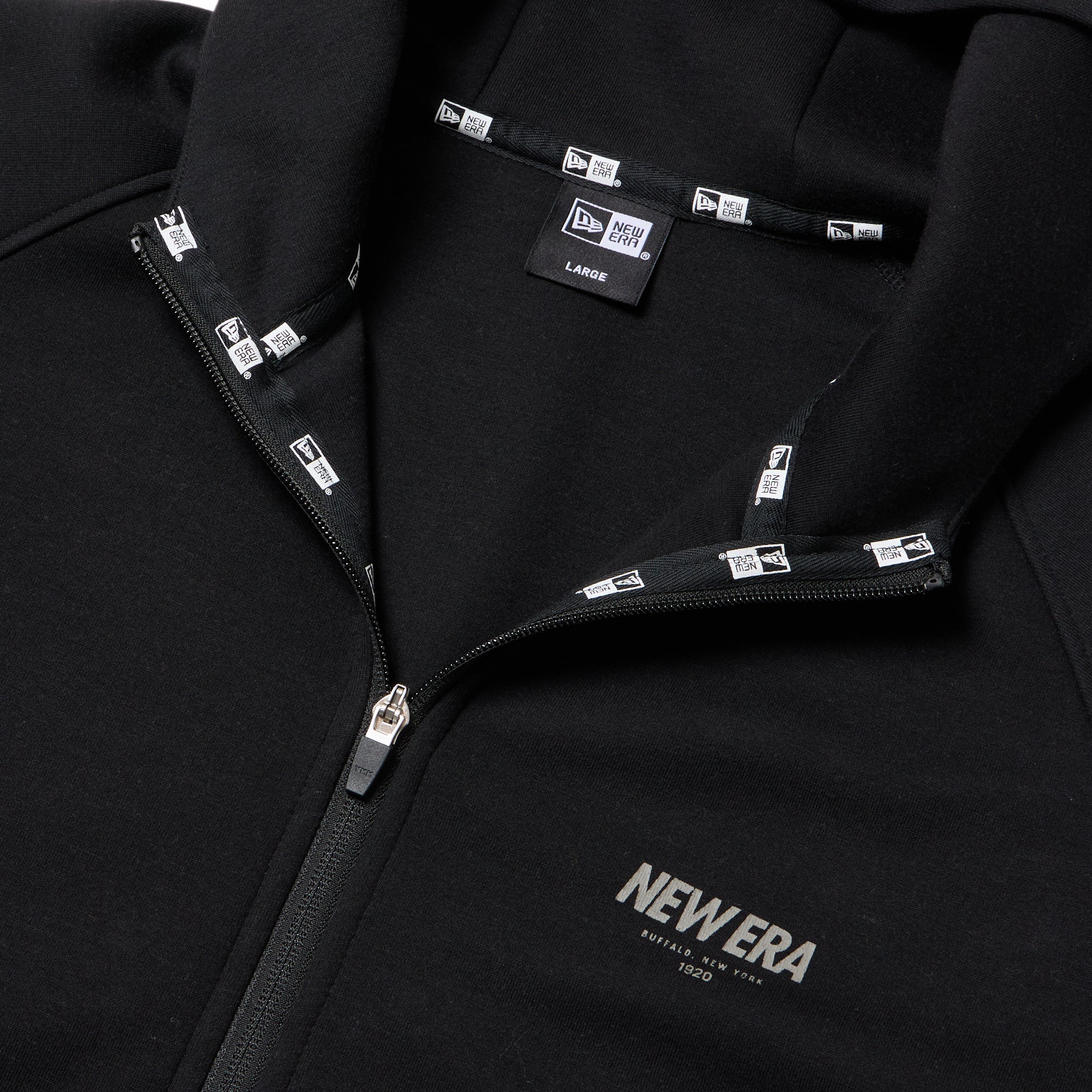テックスウェット フルジップ フーディー NEW ERA 1920 ブラック