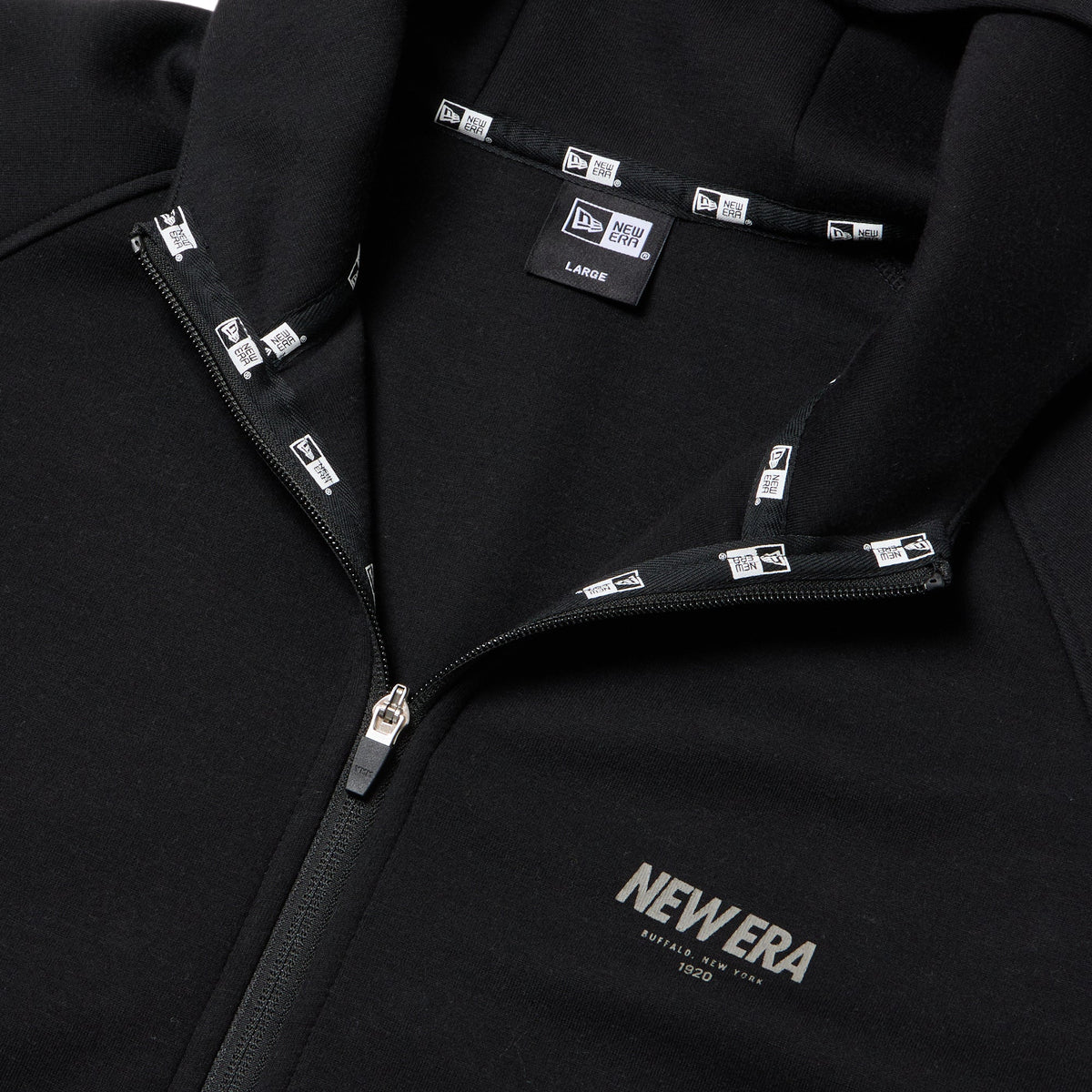 テックスウェット フルジップ フーディー NEW ERA 1920 ブラック 