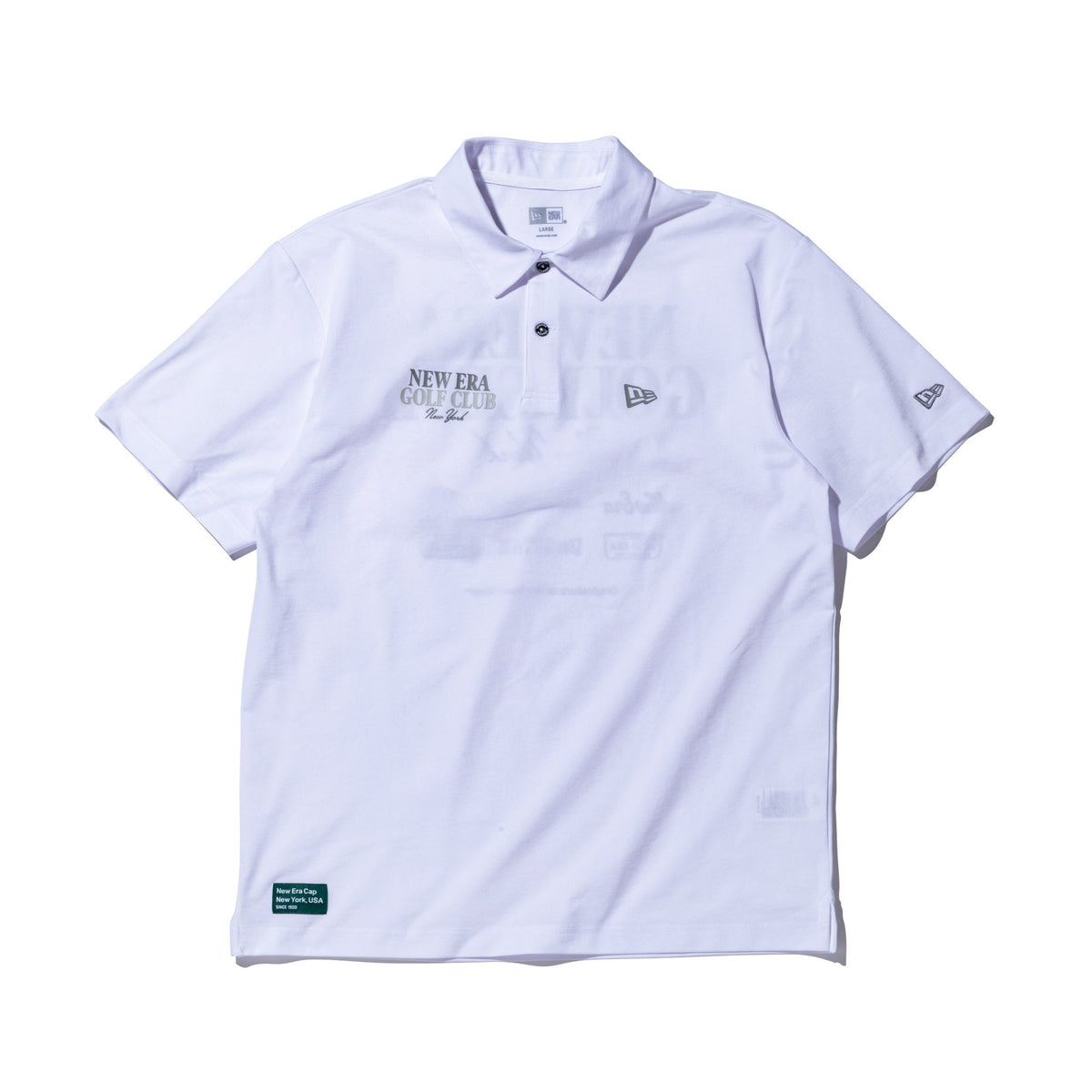 半袖 ユーティリティー ポロシャツ NEW ERA GOLF CLUB ホワイト 