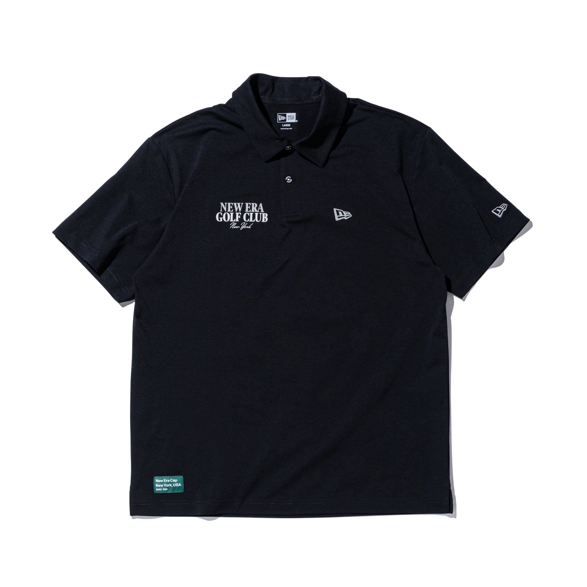 半袖 ユーティリティー ポロシャツ NEW ERA GOLF CLUB ブラック