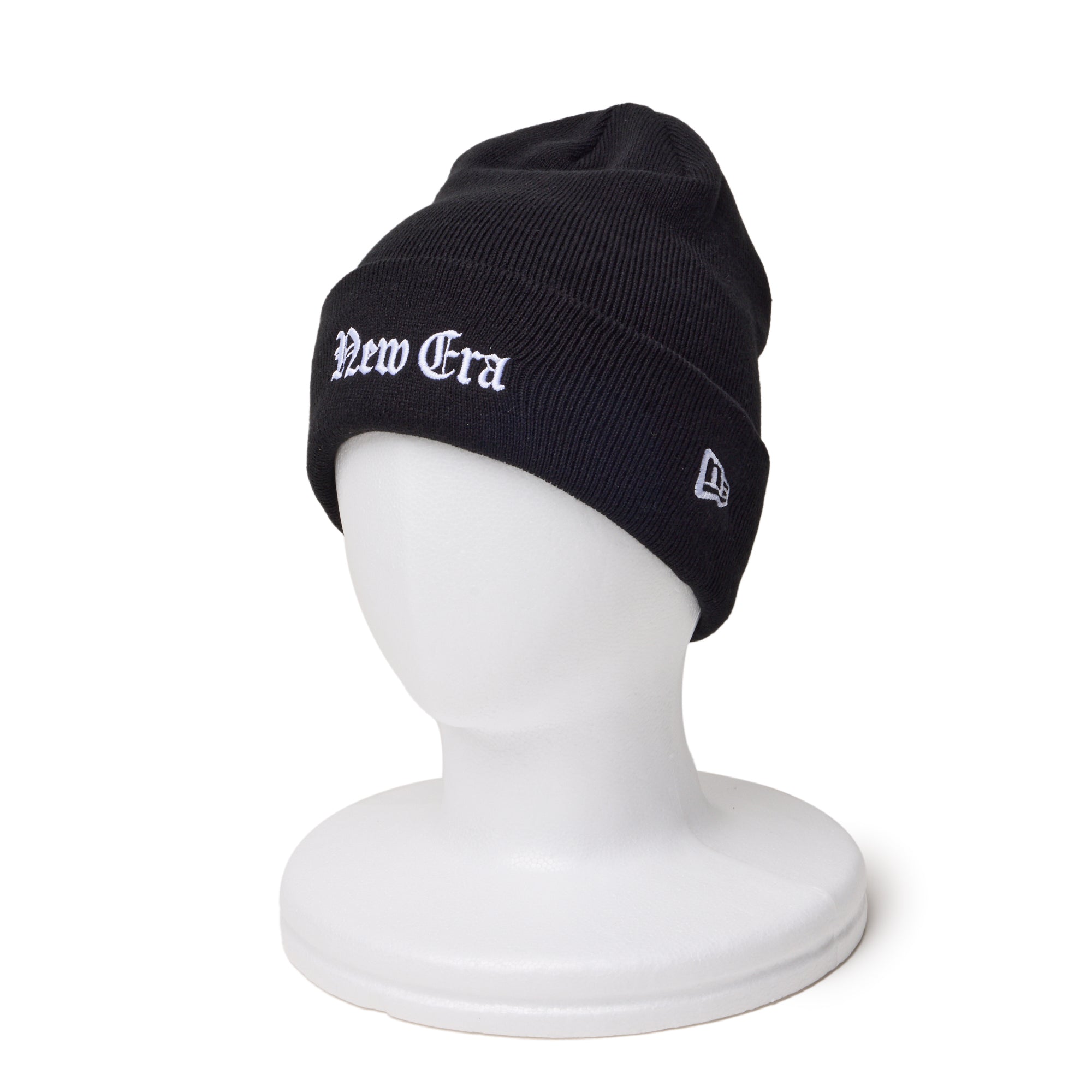 ベーシック カフニット Old English NEW ERA ブラック | ニューエラ