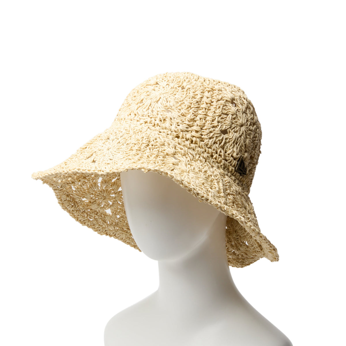 アドベンチャー ワイドブリム Paper Crochet Hat ライトベージュ