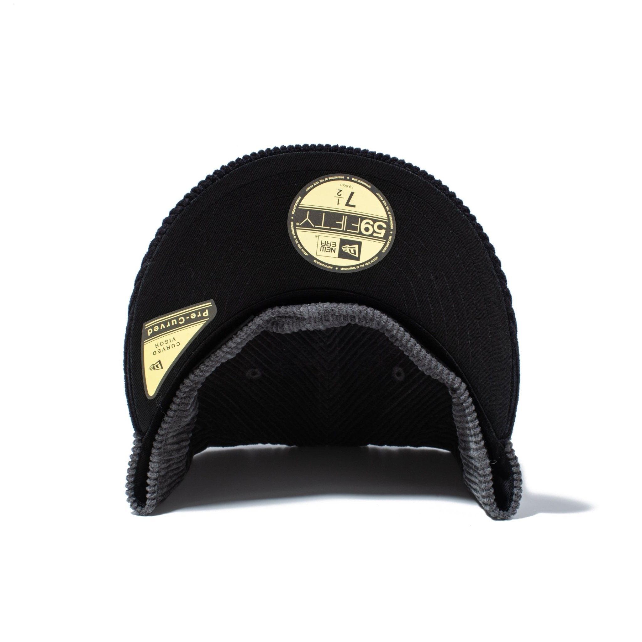 PC 59FIFTY 2-Tone Corduroy コーデュロイ ベーシック グレー ブラック