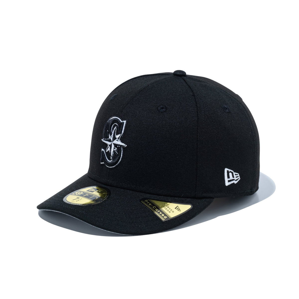 PC 59FIFTY Black & White シアトル・マリナーズ ブラック × ホワイト 